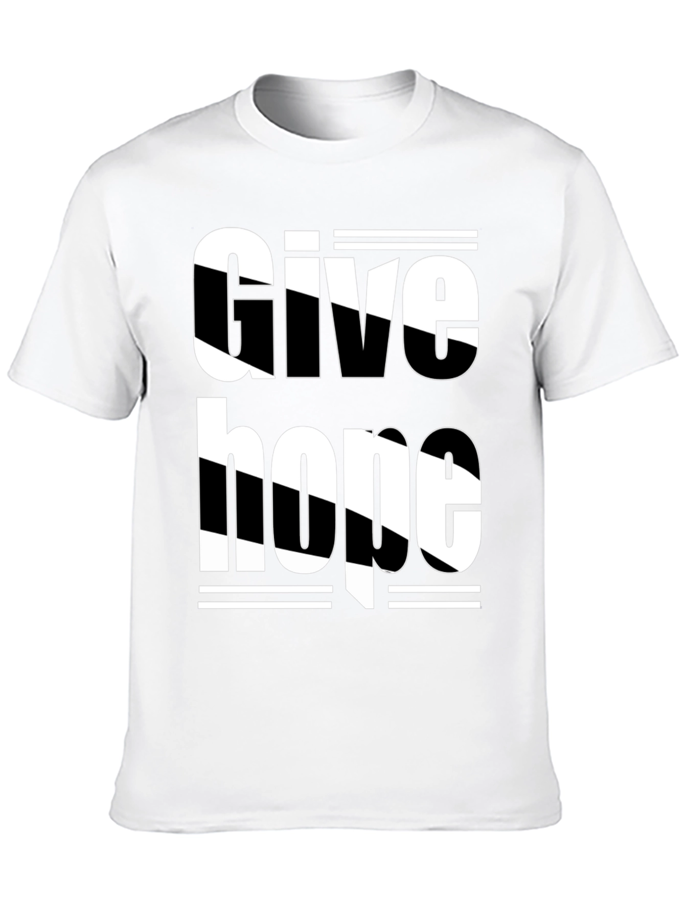 Give Hope Black Graphic Tee