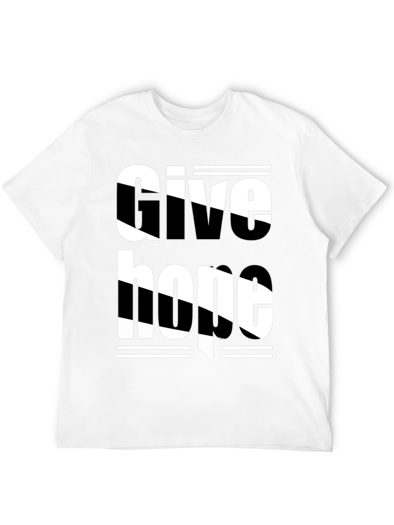 Give Hope Black Graphic Tee