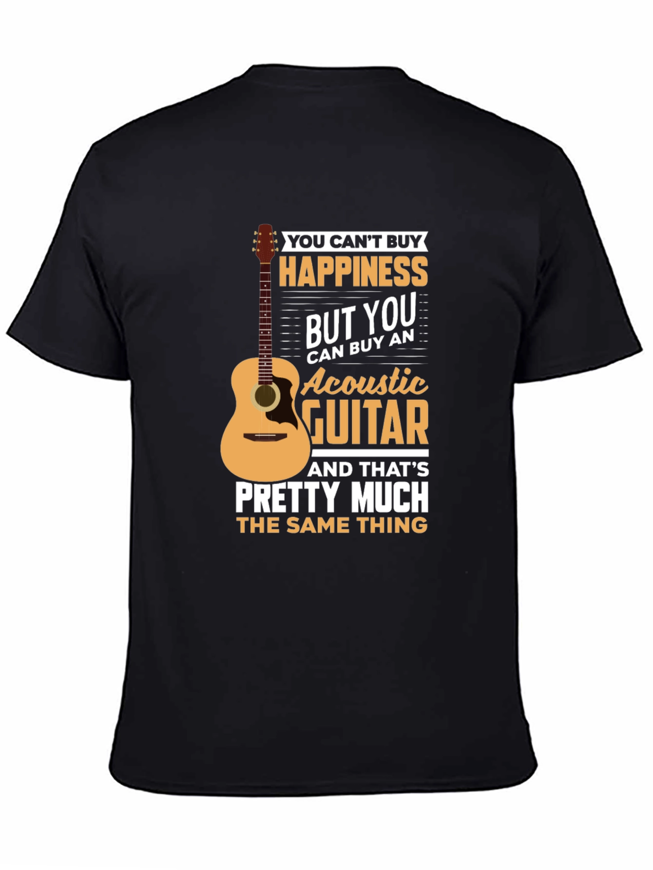 Acoustic Guitar Happiness T-Shirt
