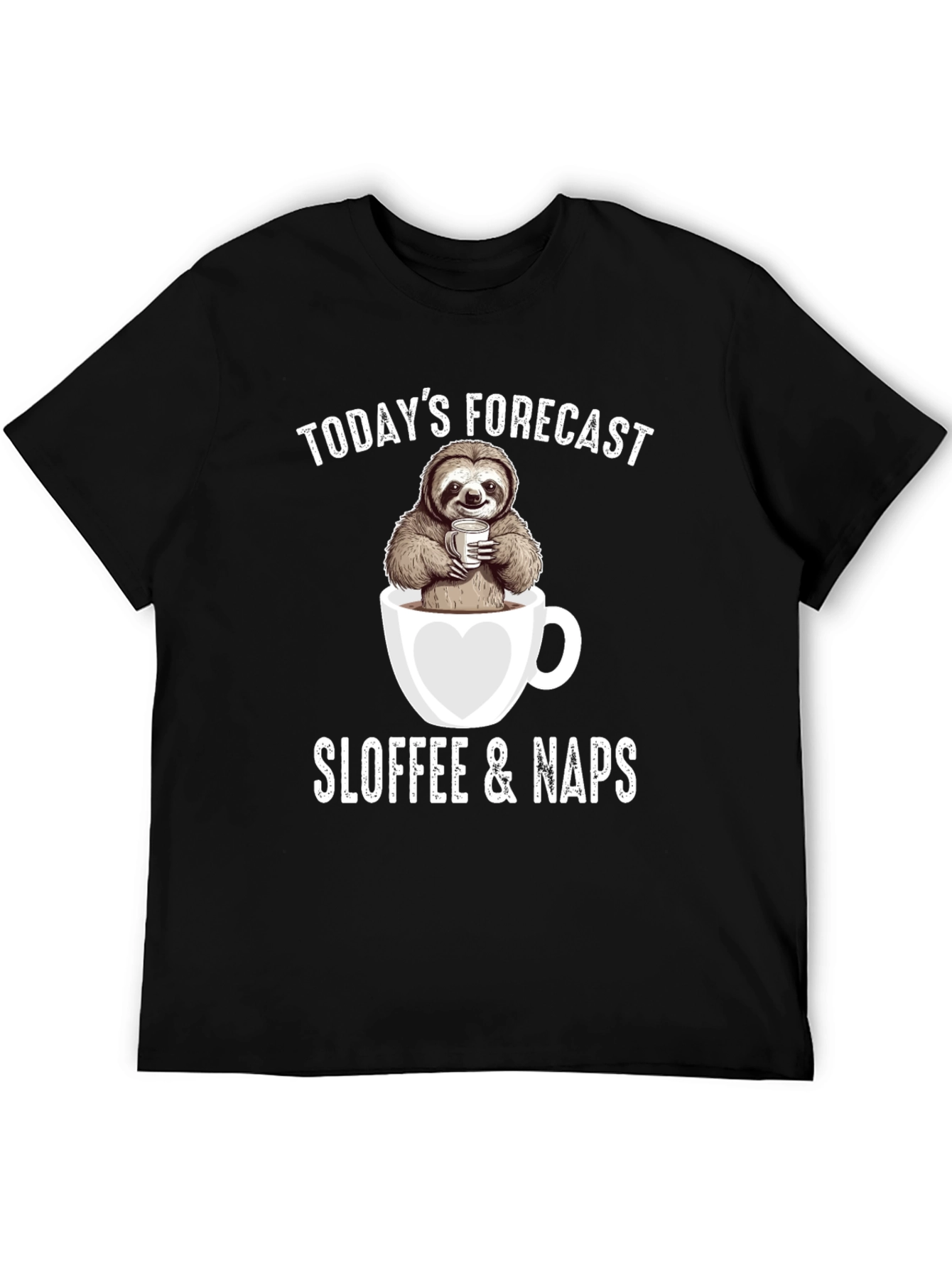 Sloth Coffee Nap Forecast T-Shirt