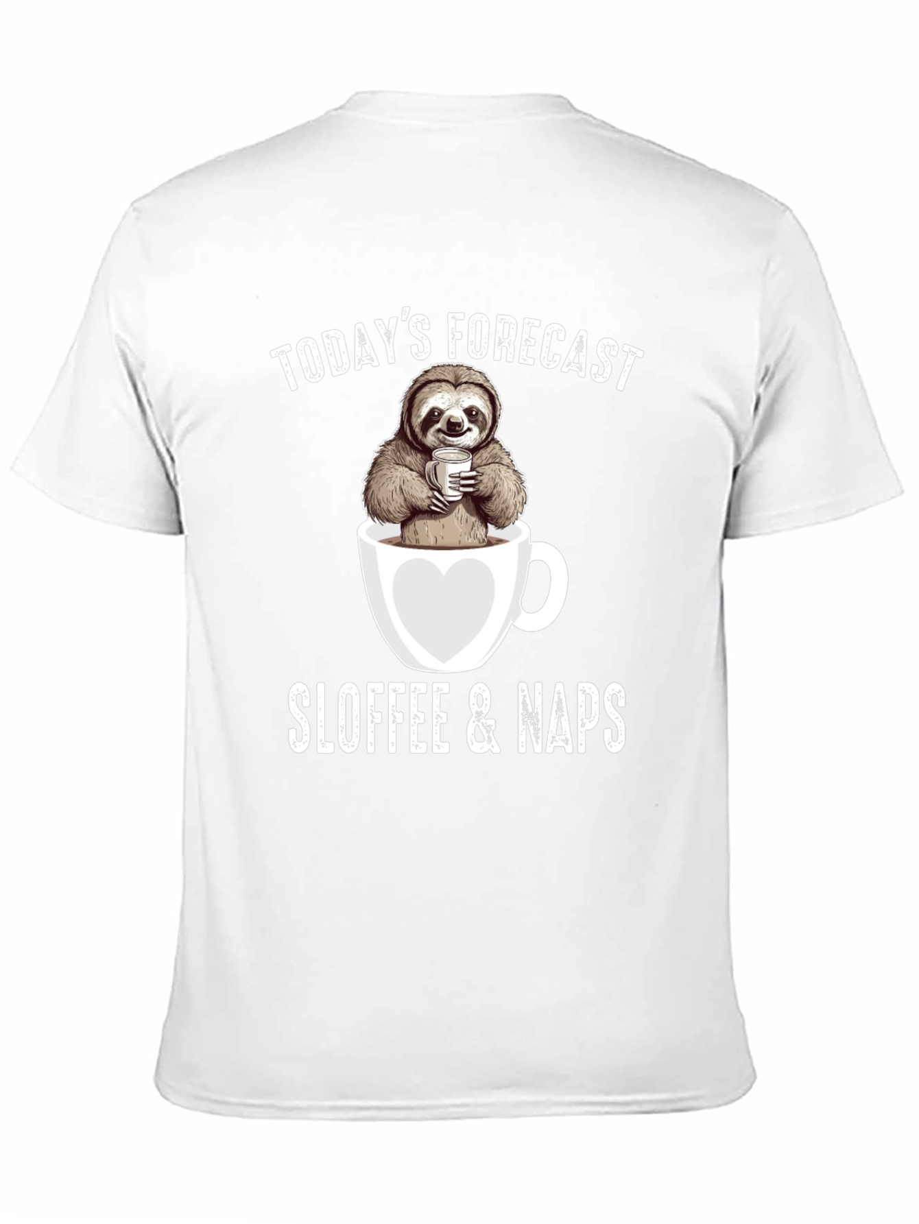 Sloth Coffee Nap Forecast T-Shirt
