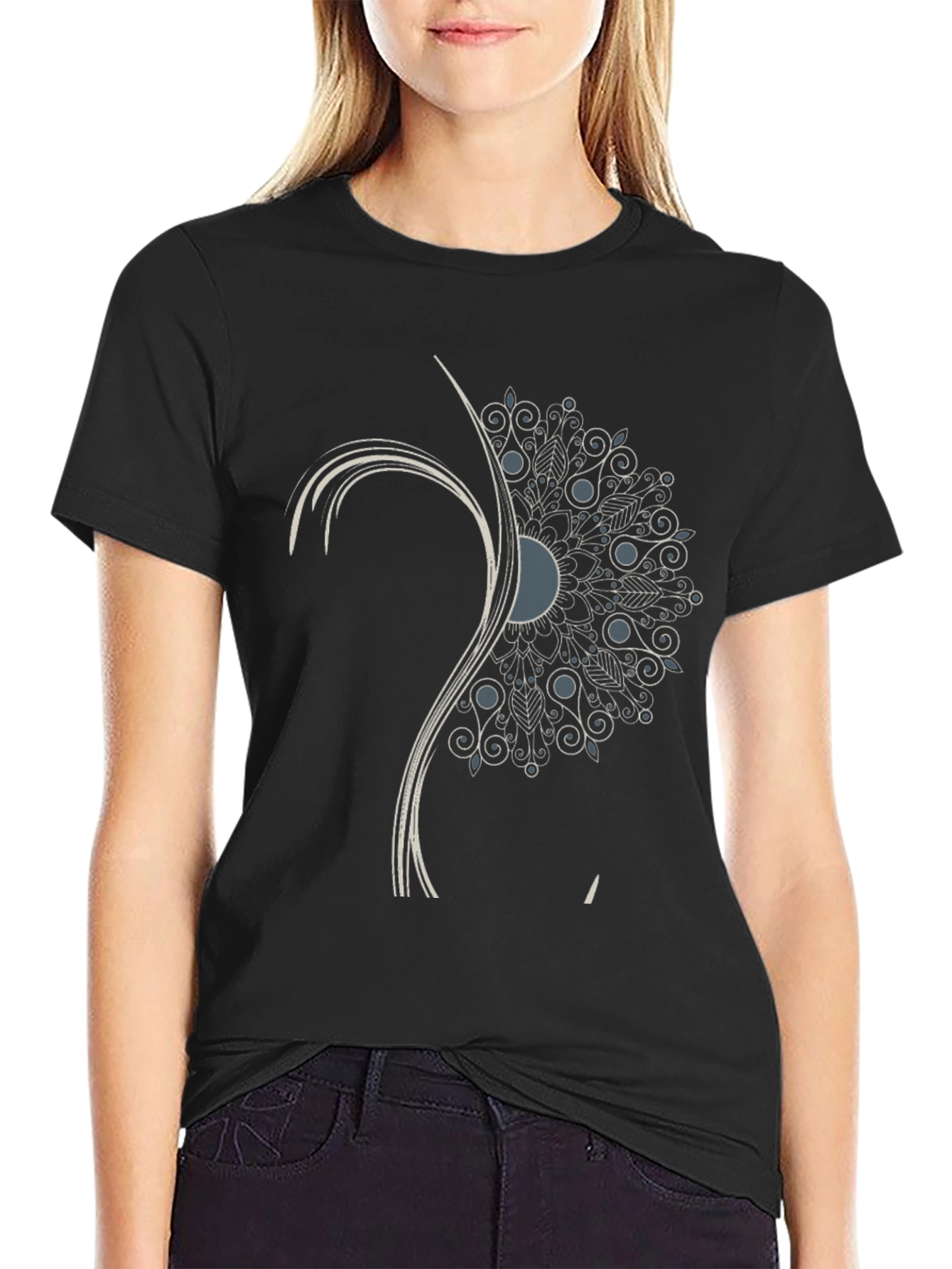 Unique Mandala Graphic T-Shirt