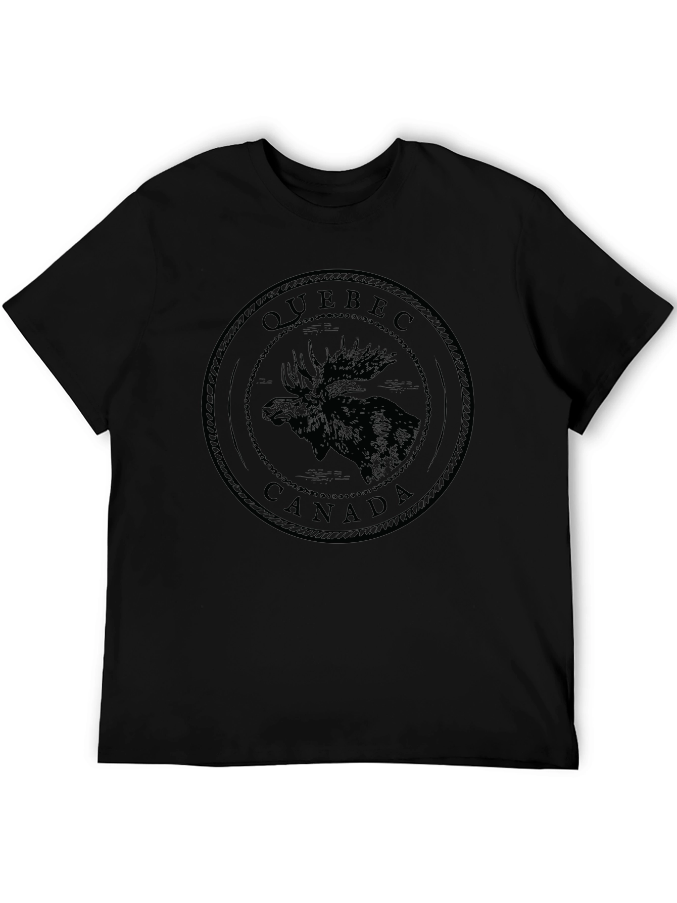 Quebec Canada Moose Graphic T-Shirt