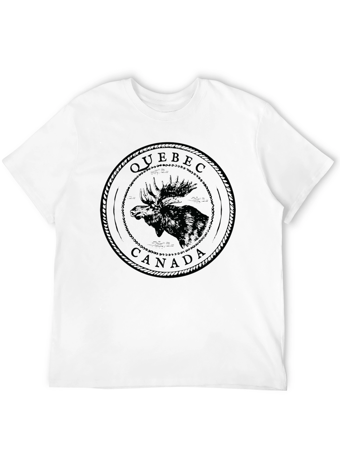 Quebec Canada Moose Graphic T-Shirt