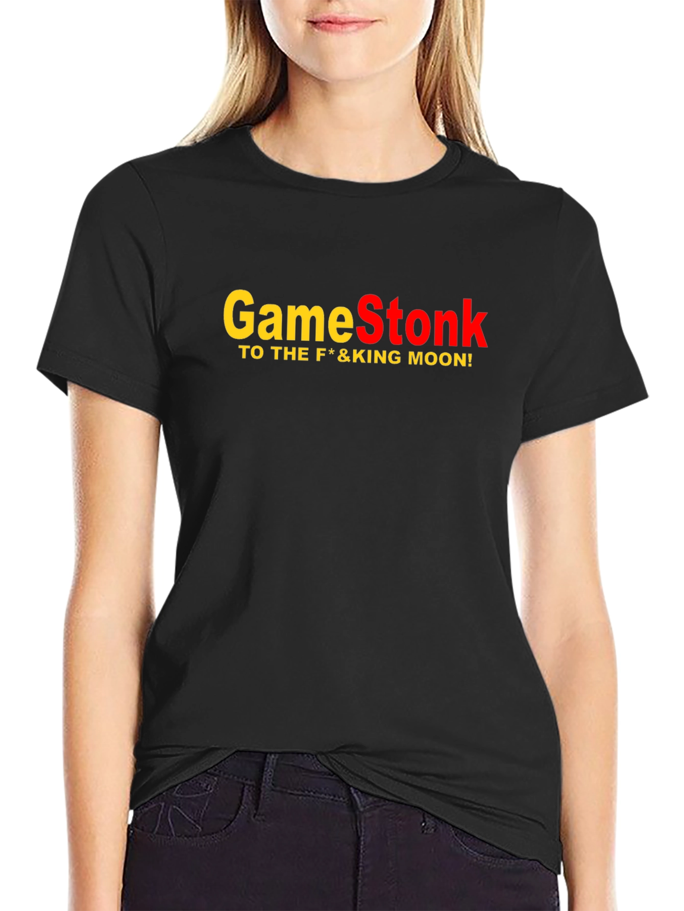 GameStonk Black T-Shirt - To the Moon!