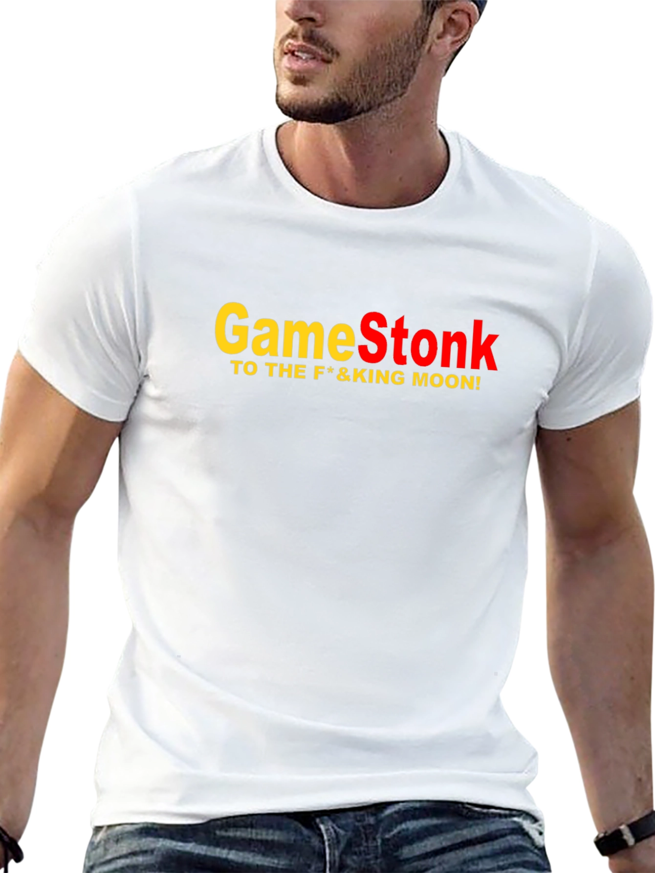 GameStonk Black T-Shirt - To the Moon!