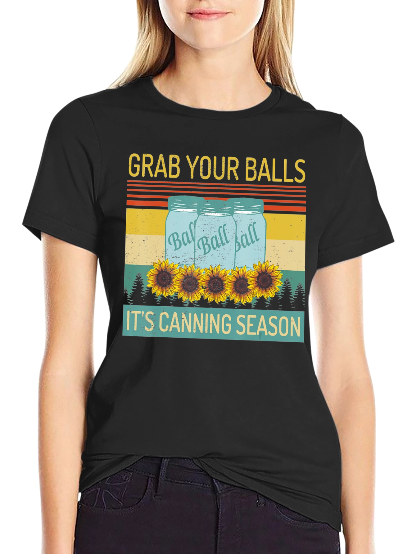 Grab Your Balls Canning Season Graphic T-Shirt
