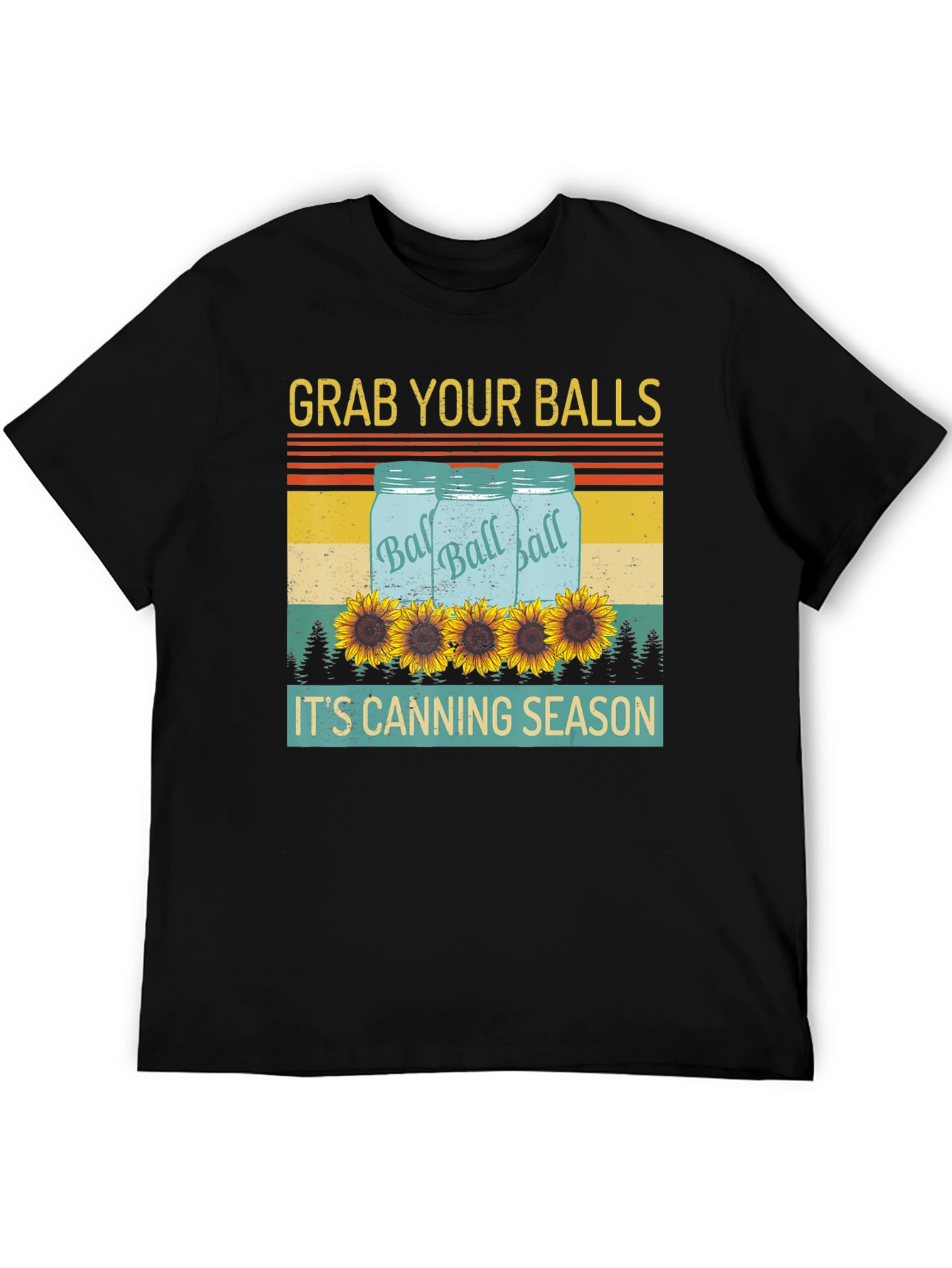 Grab Your Balls Canning Season Graphic T-Shirt
