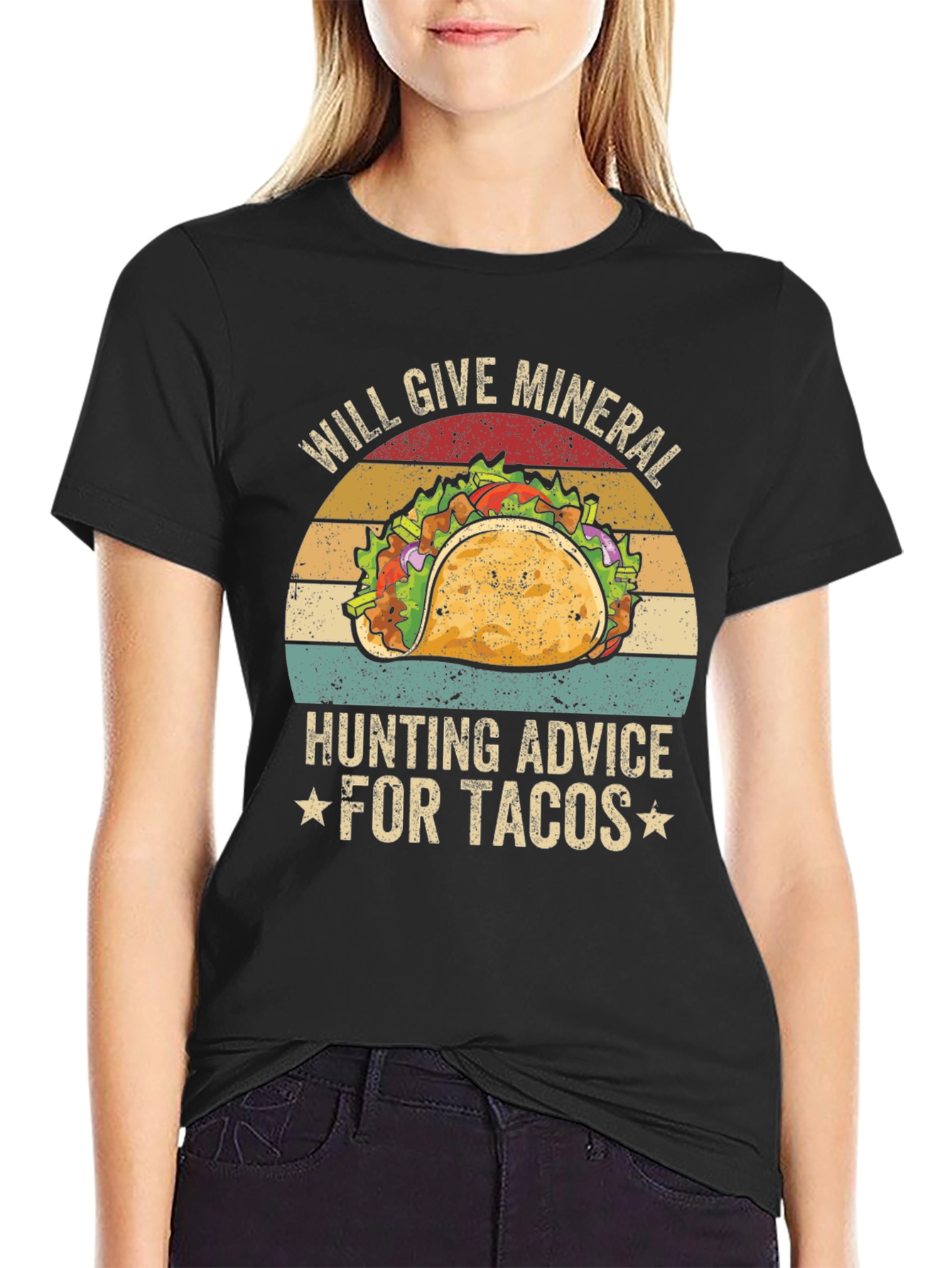 Taco Hunting Advice Graphic Tee