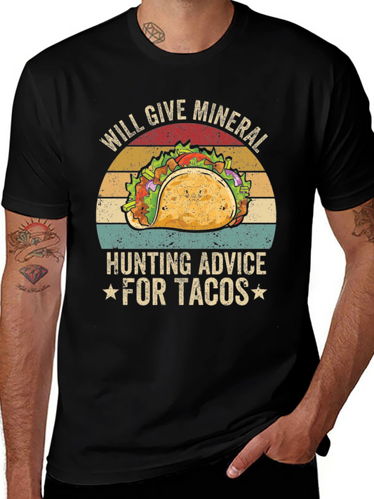 Taco Hunting Advice Graphic Tee