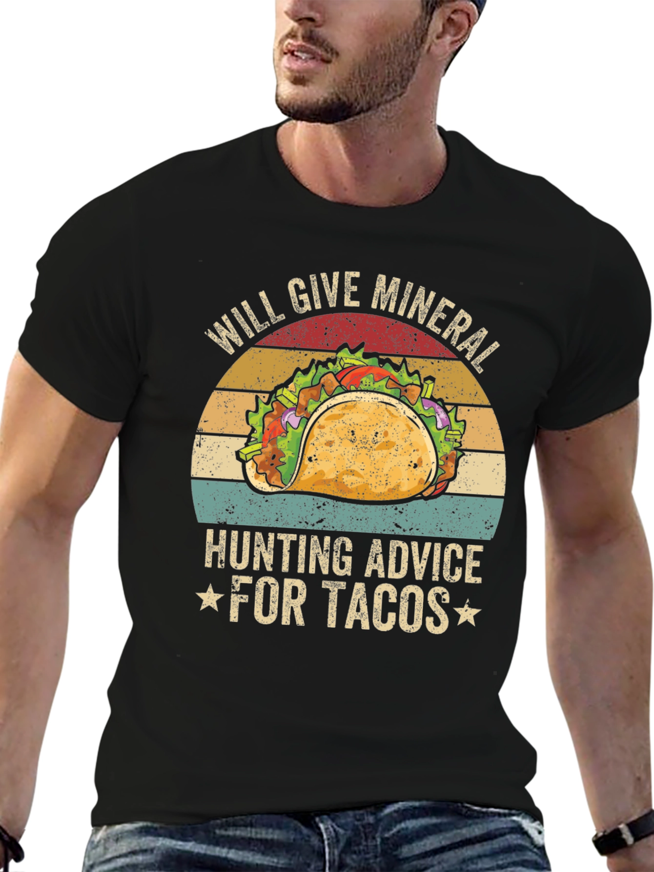 Taco Hunting Advice Graphic Tee