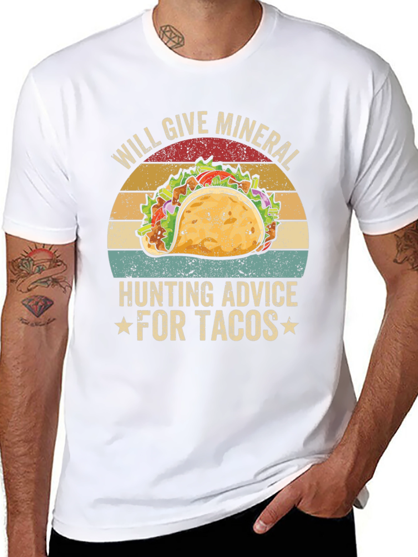 Taco Hunting Advice Graphic Tee