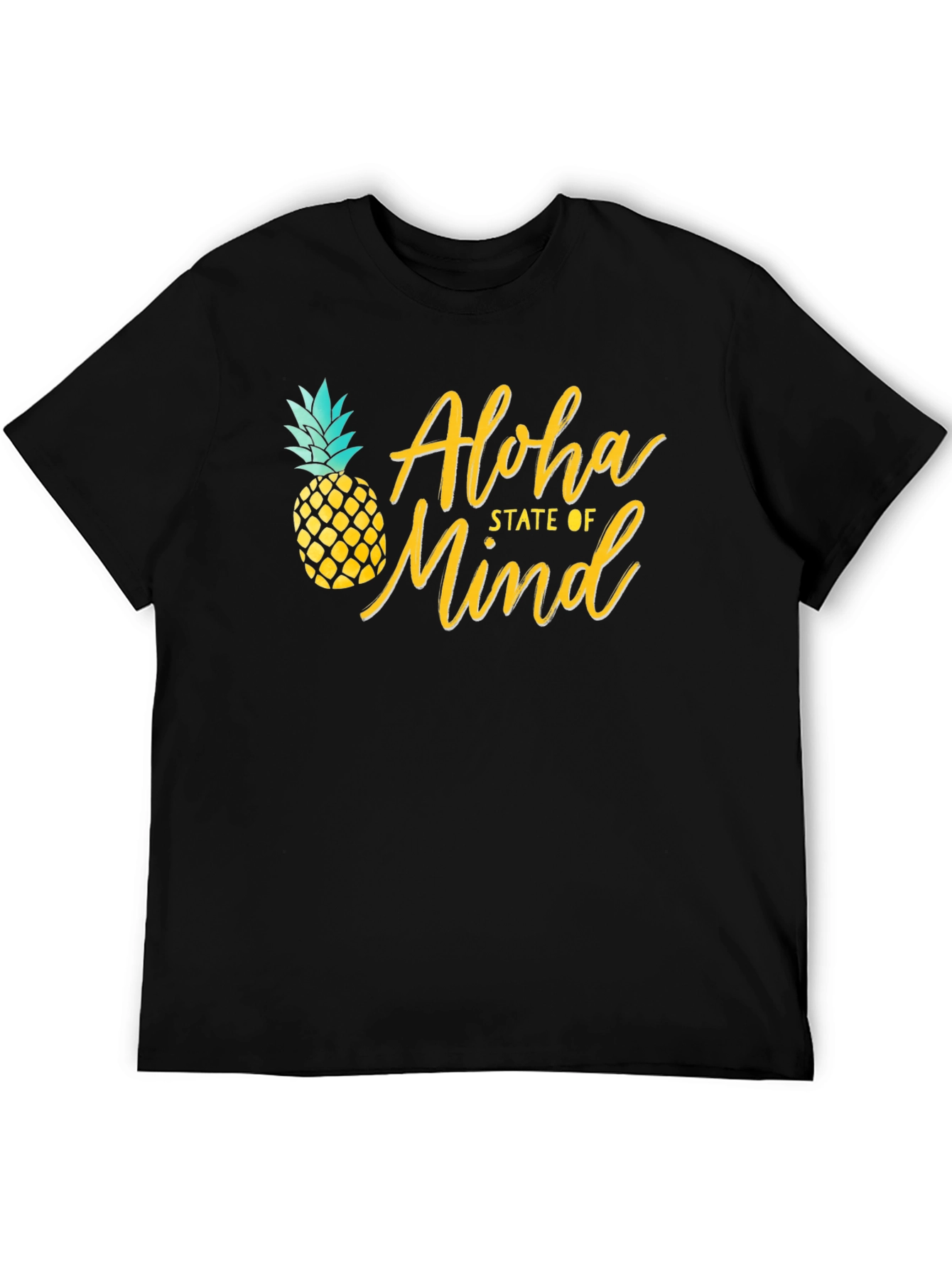 Aloha State of Mind Pineapple Graphic T-Shirt