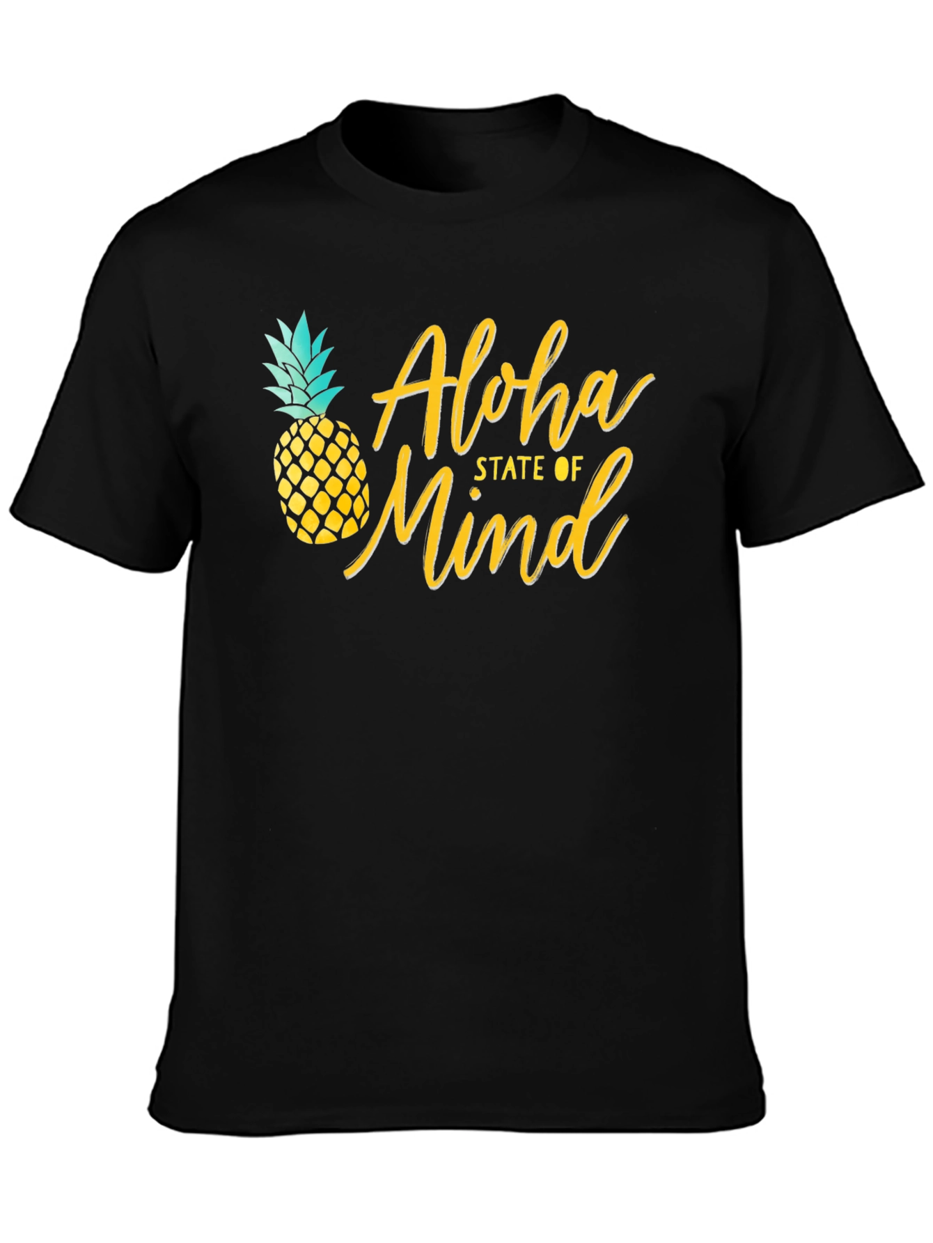 Aloha State of Mind Pineapple Graphic T-Shirt