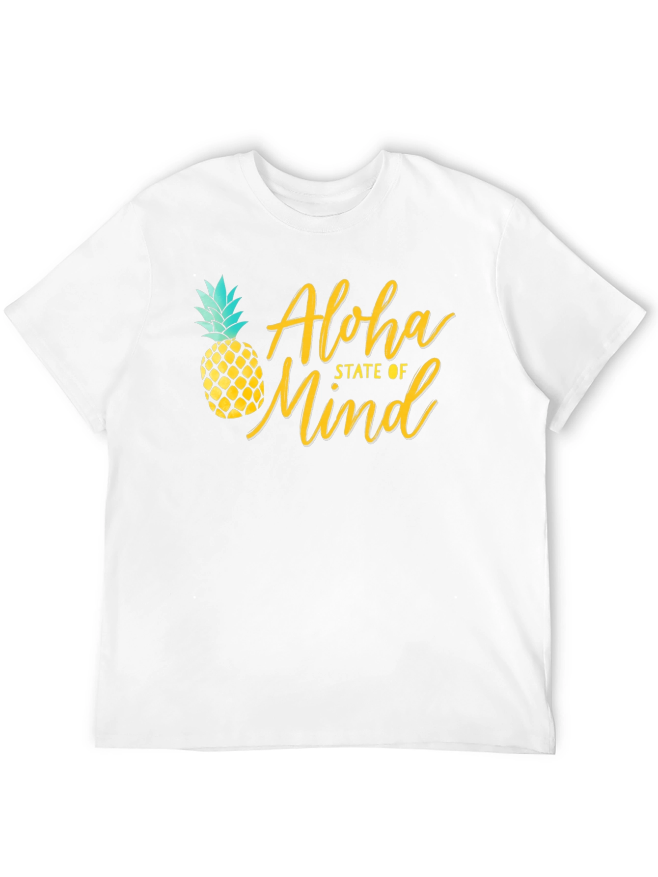 Aloha State of Mind Pineapple Graphic T-Shirt
