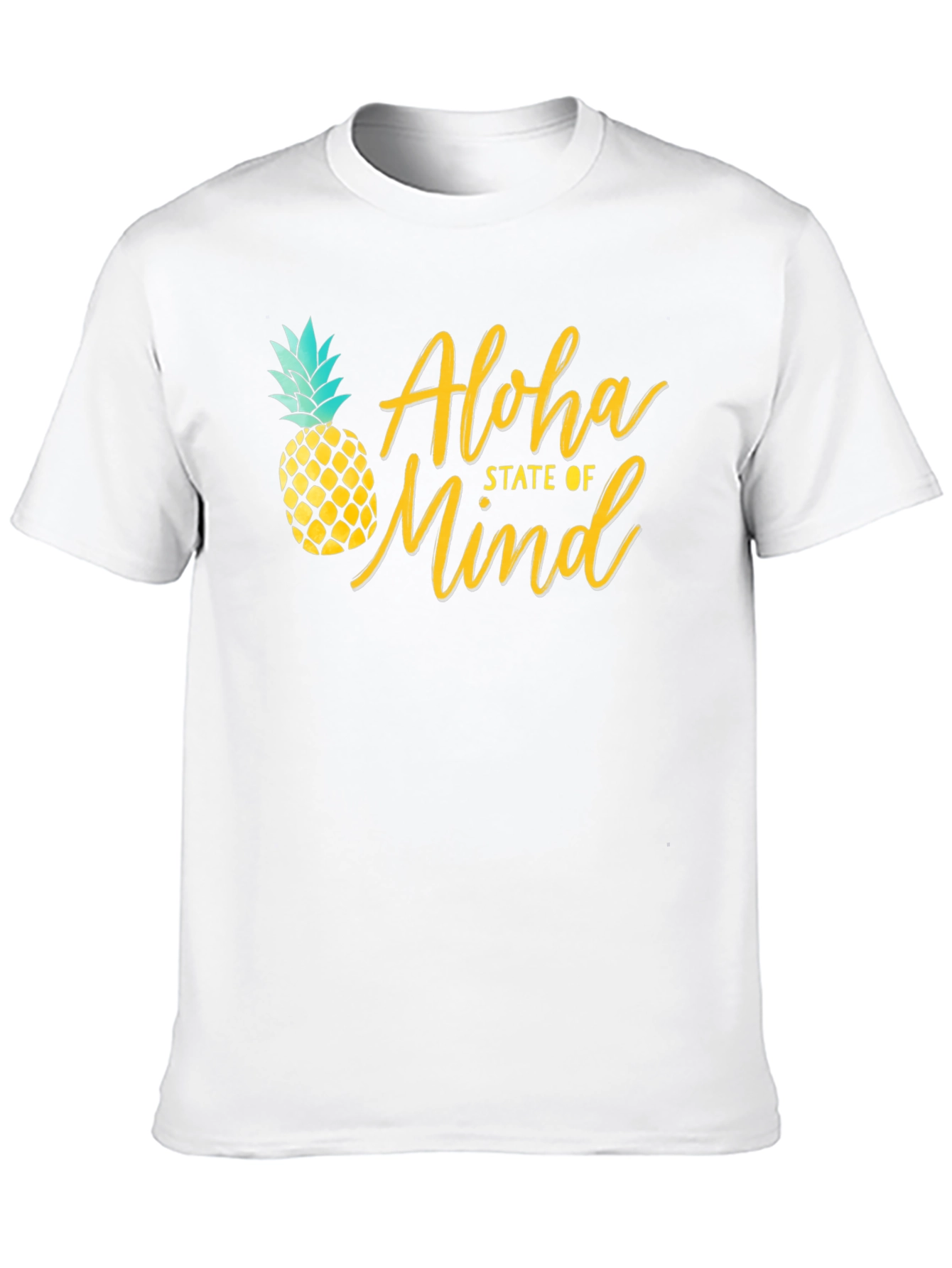 Aloha State of Mind Pineapple Graphic T-Shirt