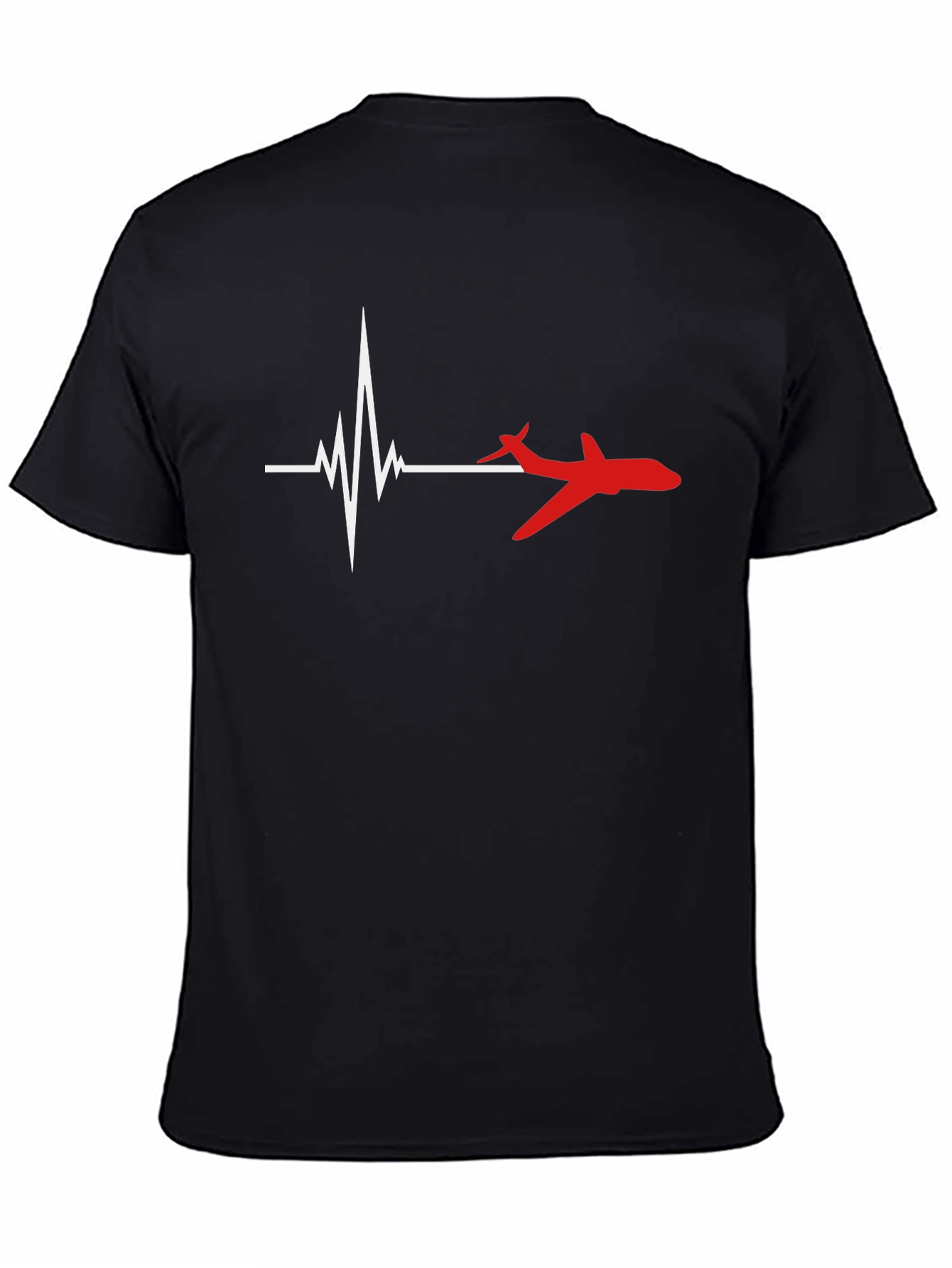 Pilot Heartbeat T-Shirt - Aviation Lover Gift