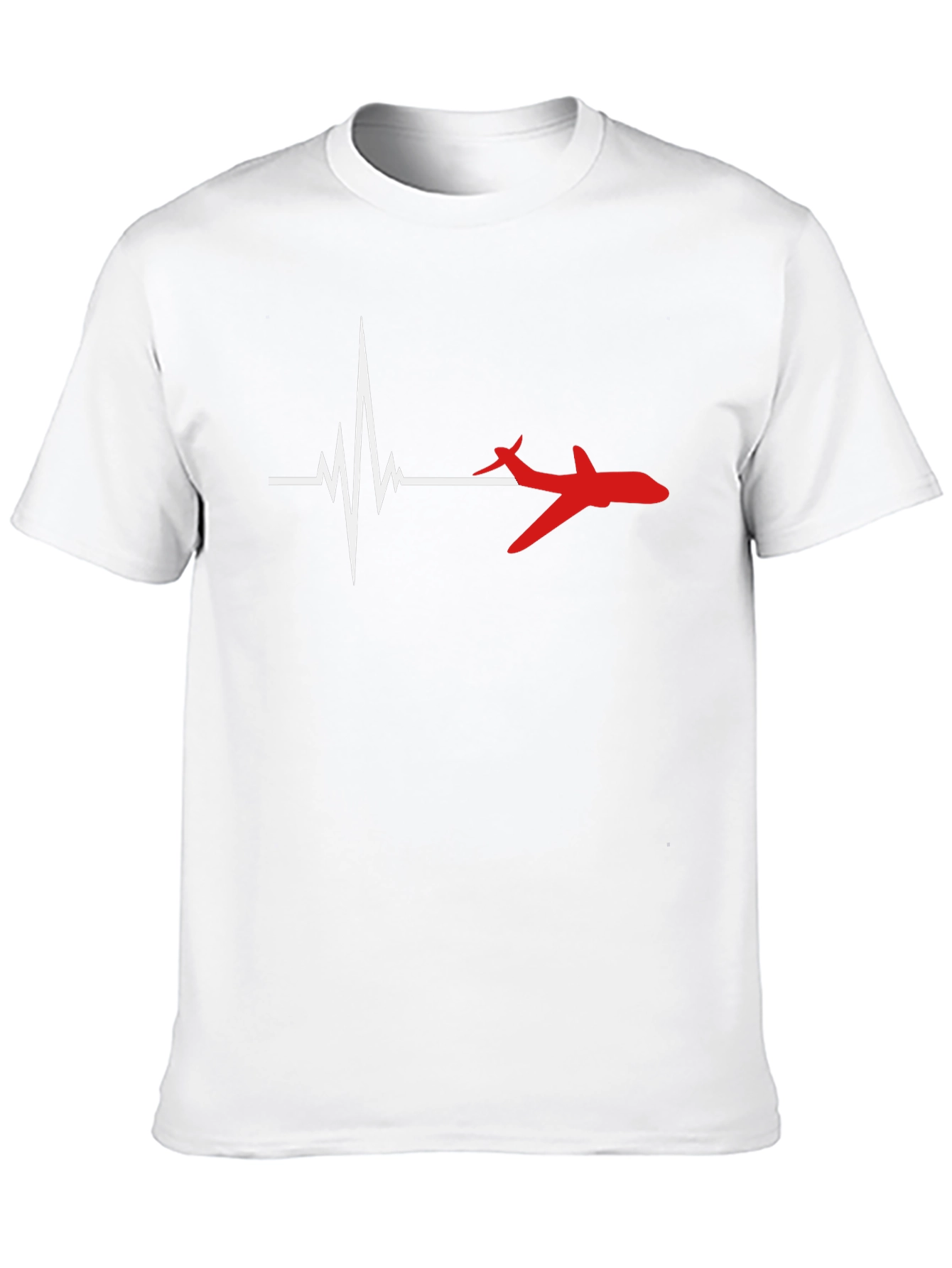 Pilot Heartbeat T-Shirt - Aviation Lover Gift