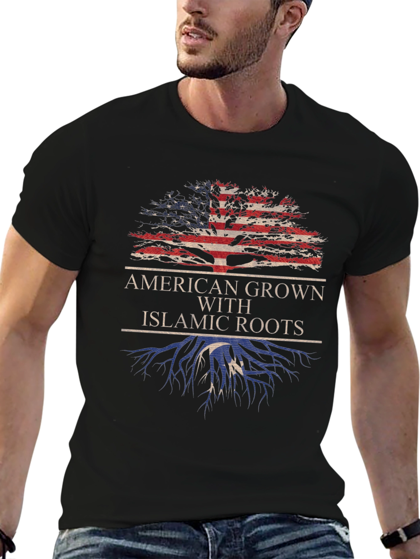 American Grown With Islamic Roots T-Shirt