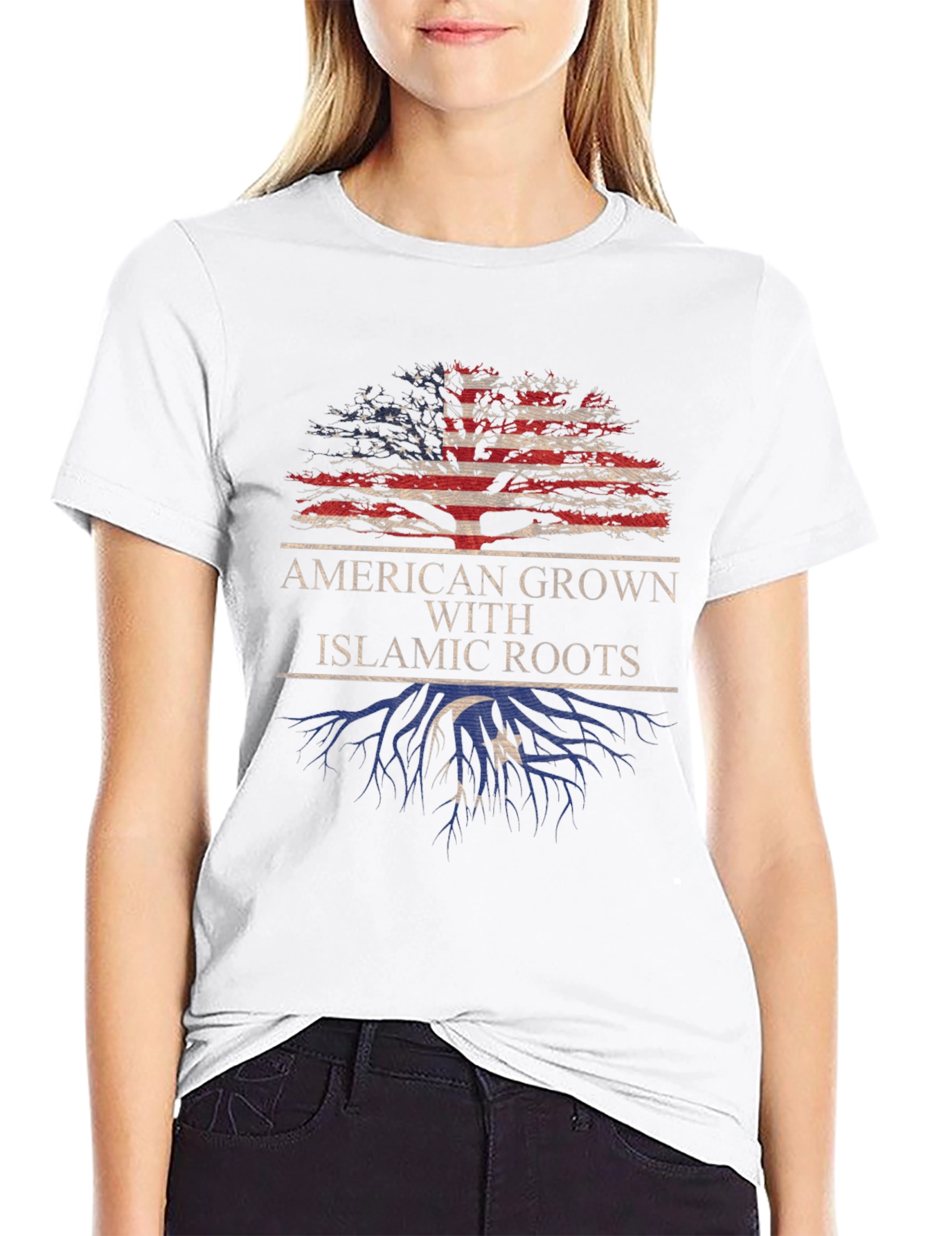 American Grown With Islamic Roots T-Shirt