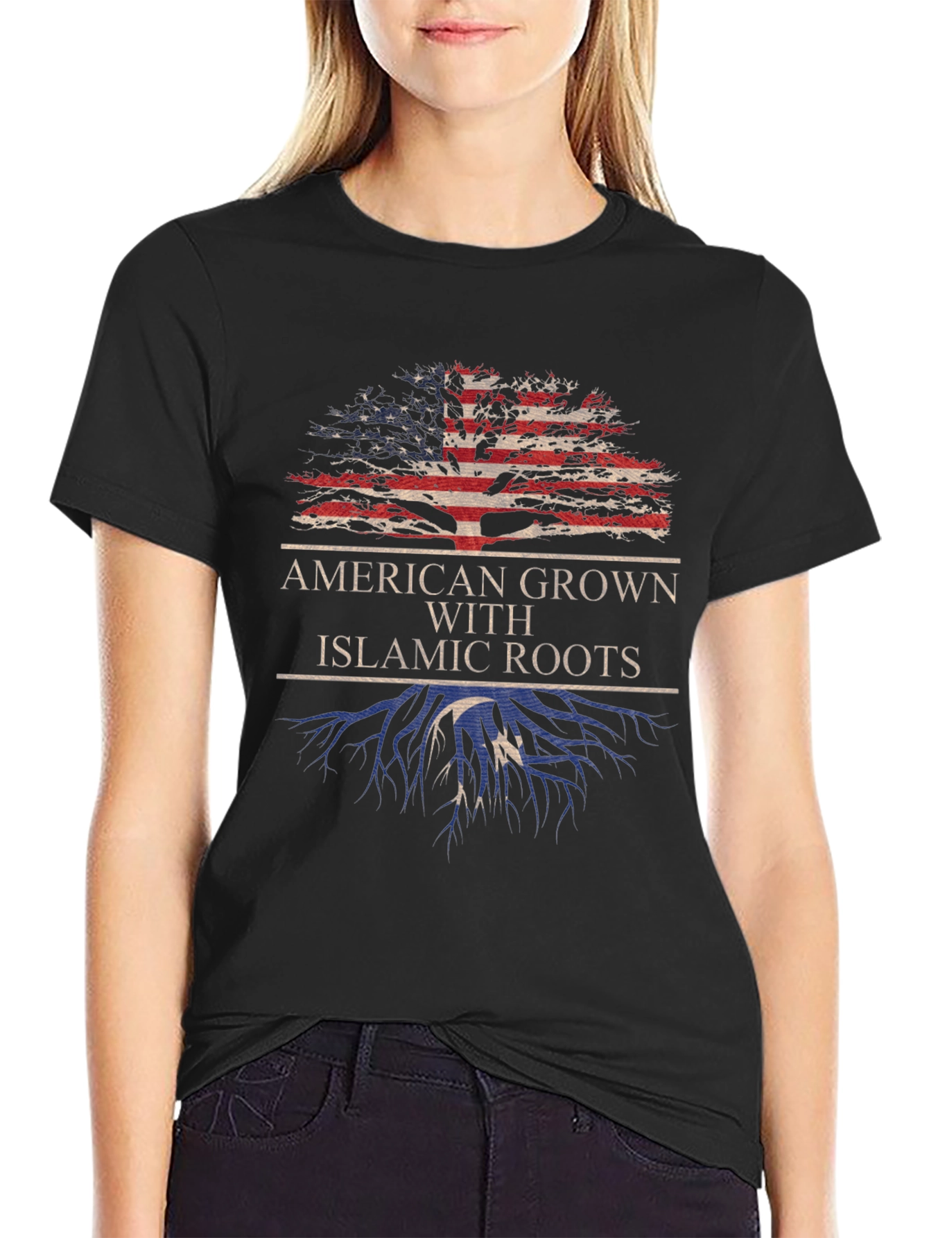 American Grown With Islamic Roots T-Shirt