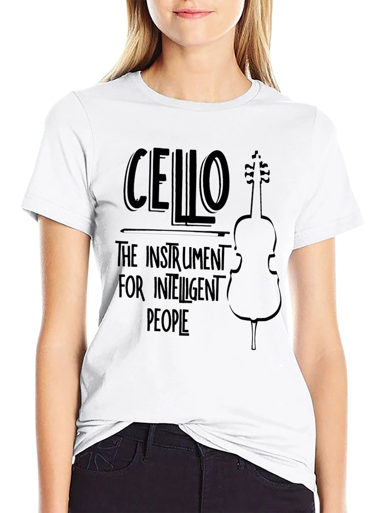 Cello Instrument Graphic T-Shirt