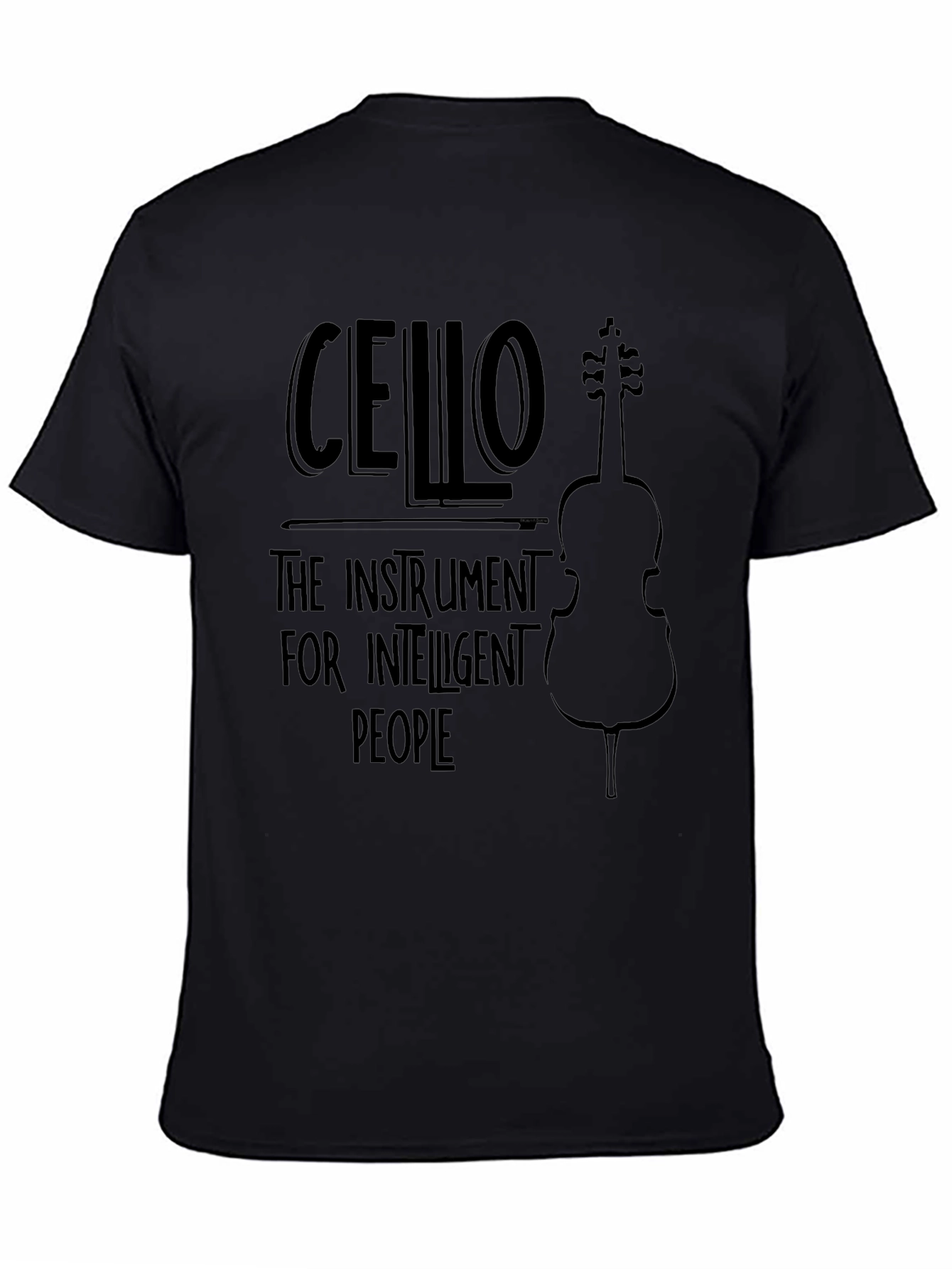Cello Instrument Graphic T-Shirt