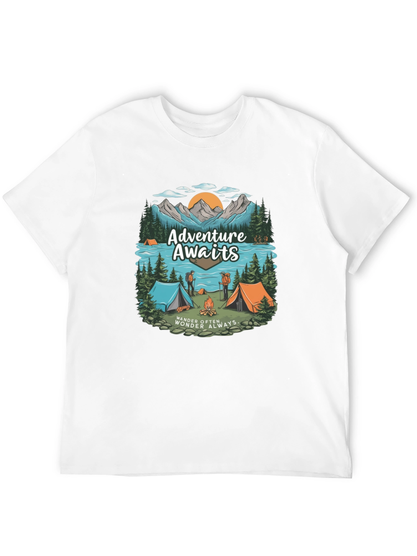 Adventure Awaits Camping T-Shirt
