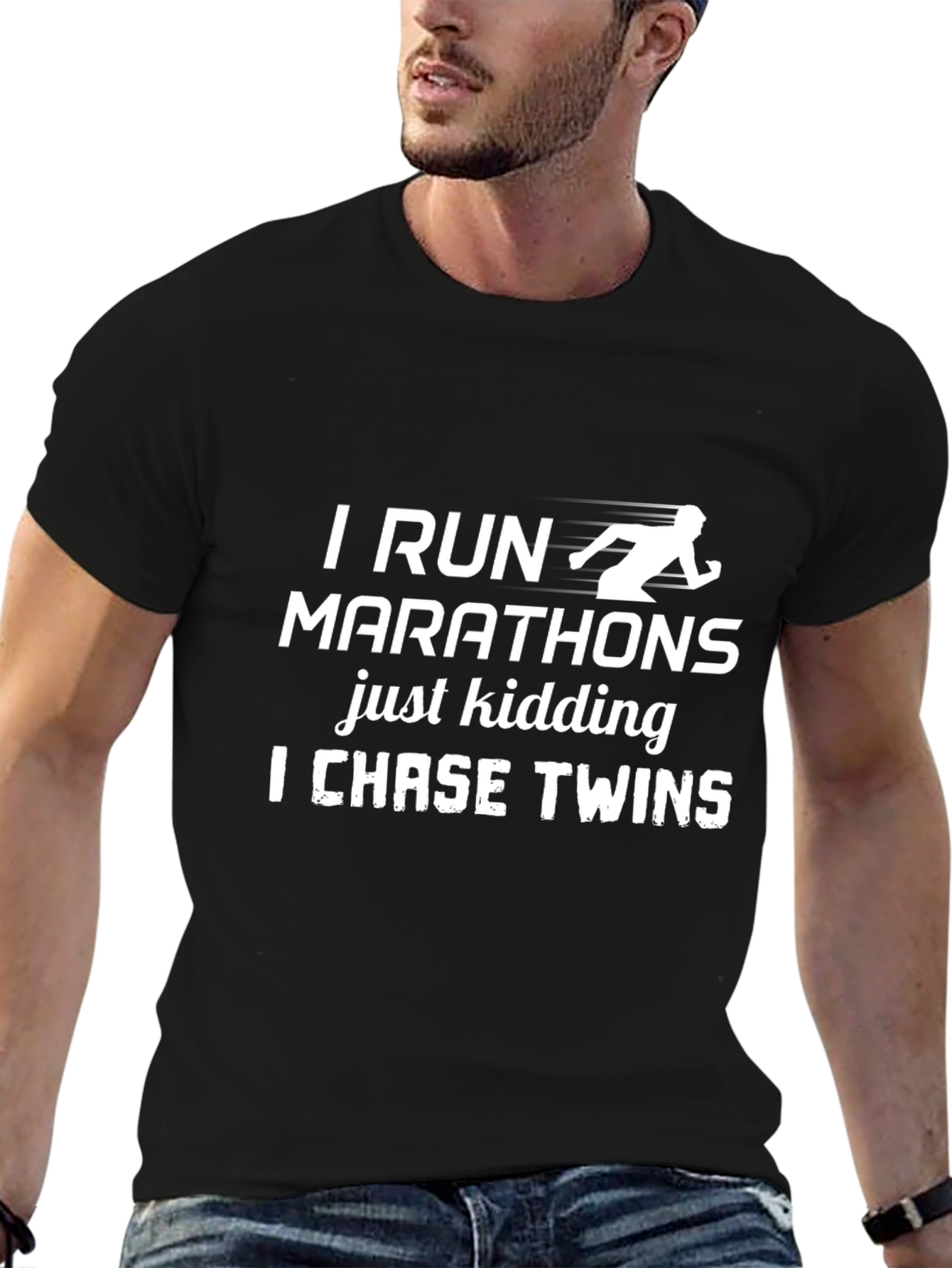 I Run Marathons Just Kidding T-Shirt