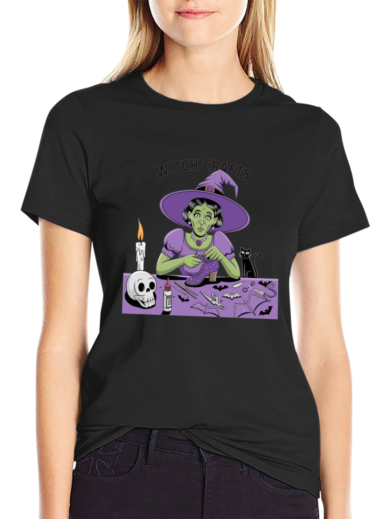 Witch Crafts T-Shirt - Spooky Season Apparel