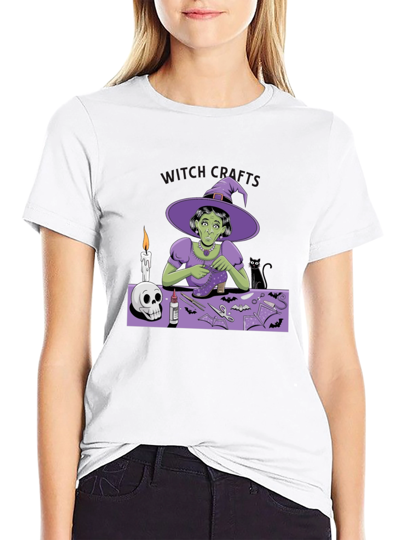 Witch Crafts T-Shirt - Spooky Season Apparel