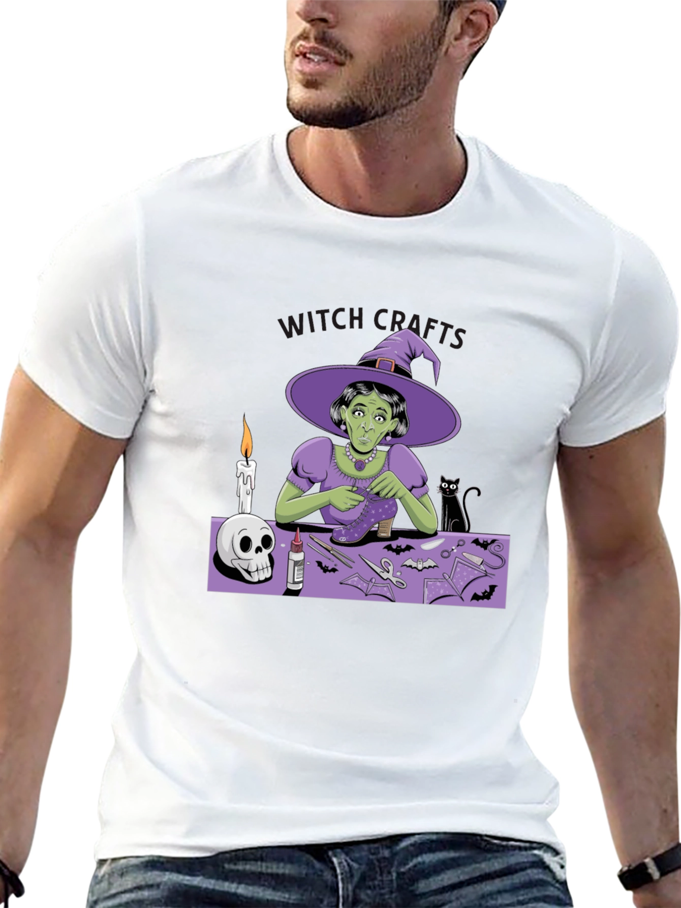 Witch Crafts T-Shirt - Spooky Season Apparel