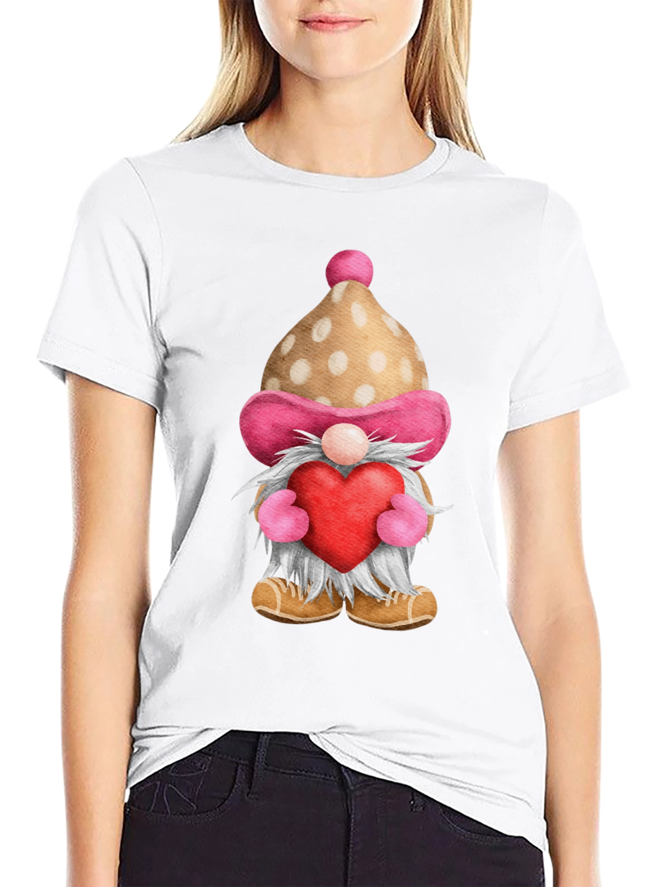Valentine Gnome Graphic Tee