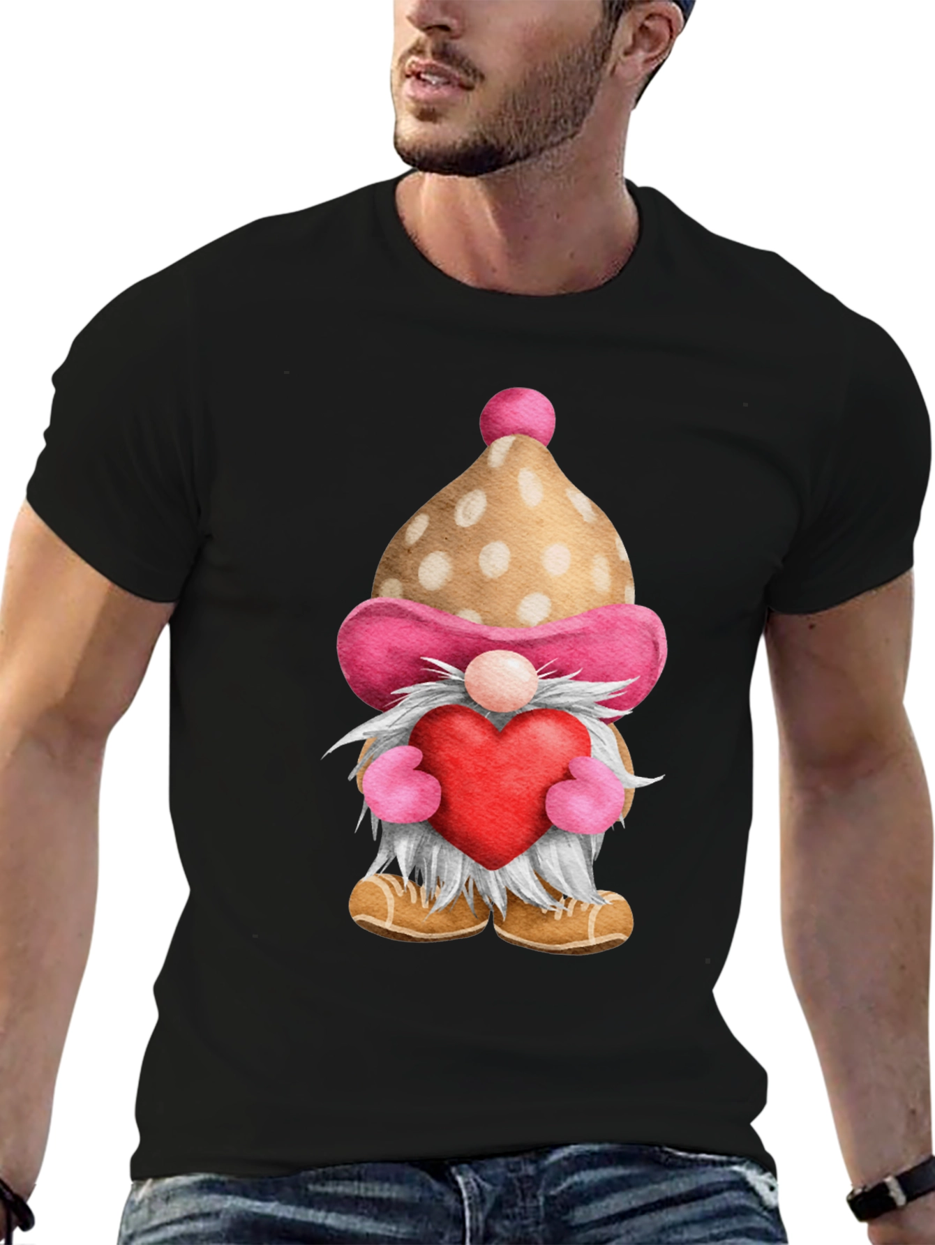 Valentine Gnome Graphic Tee
