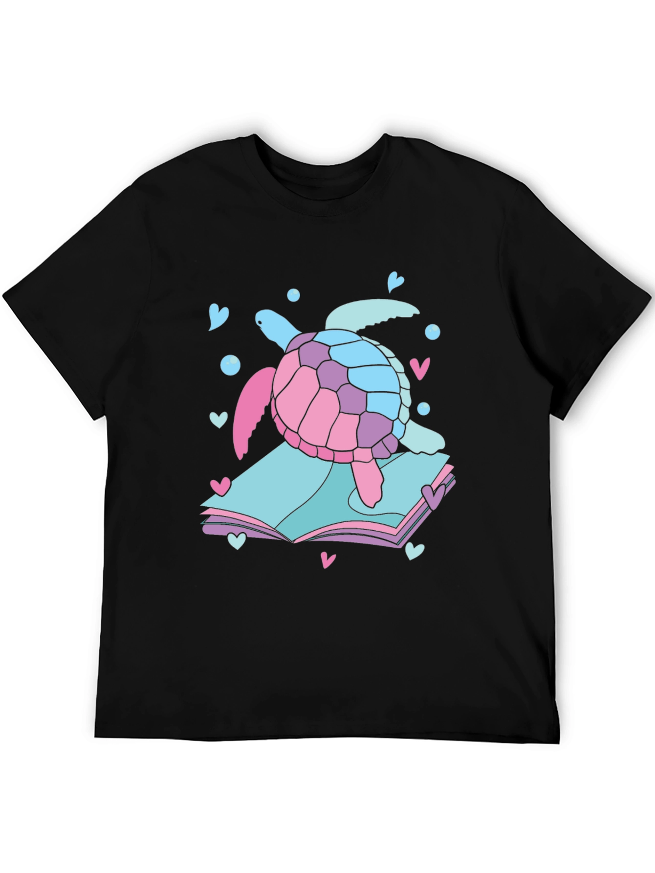 Turtle Book Lover Tee - Cute & Quirky Design