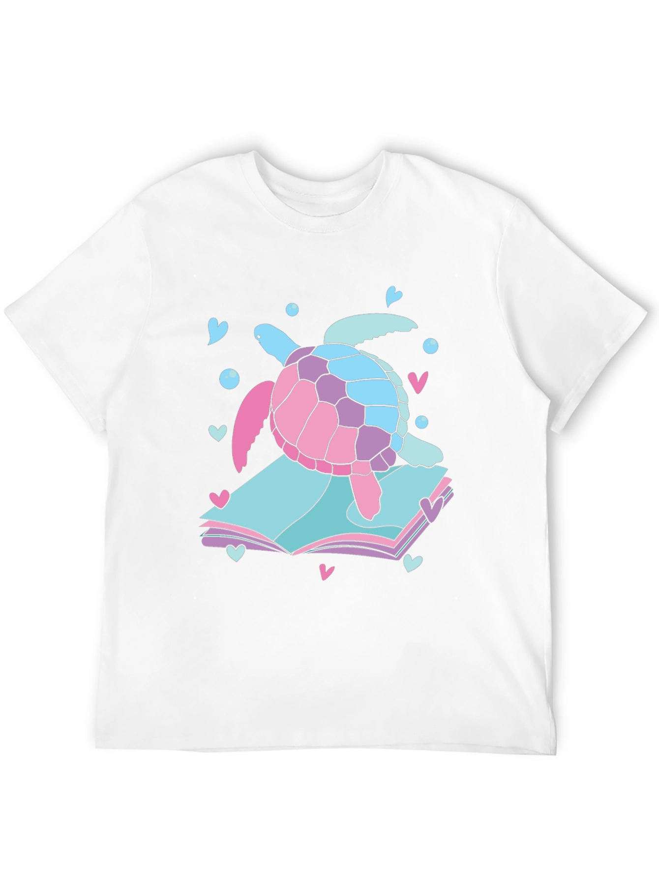 Turtle Book Lover Tee - Cute & Quirky Design