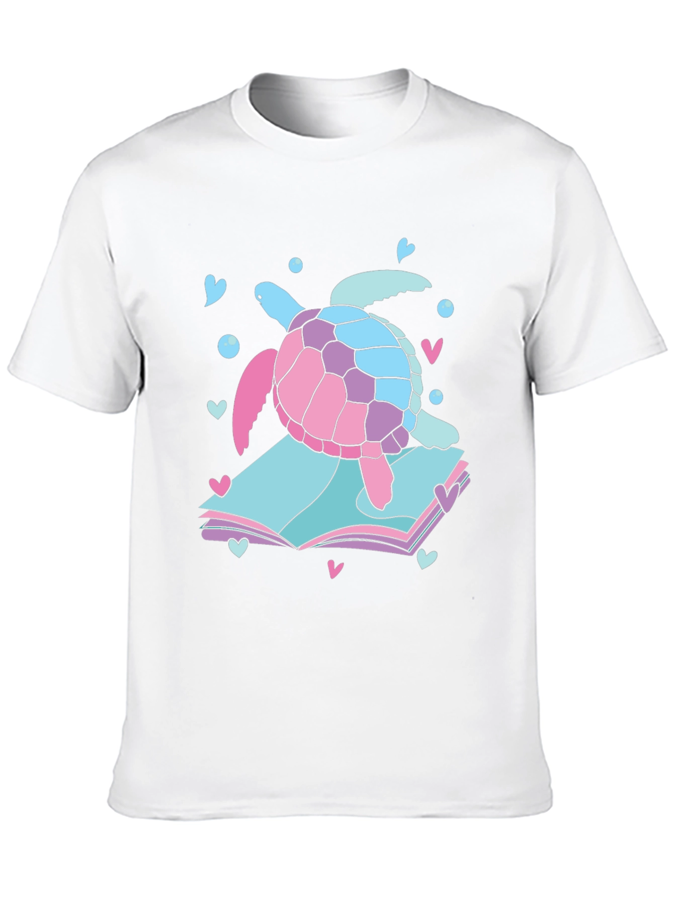 Turtle Book Lover Tee - Cute & Quirky Design