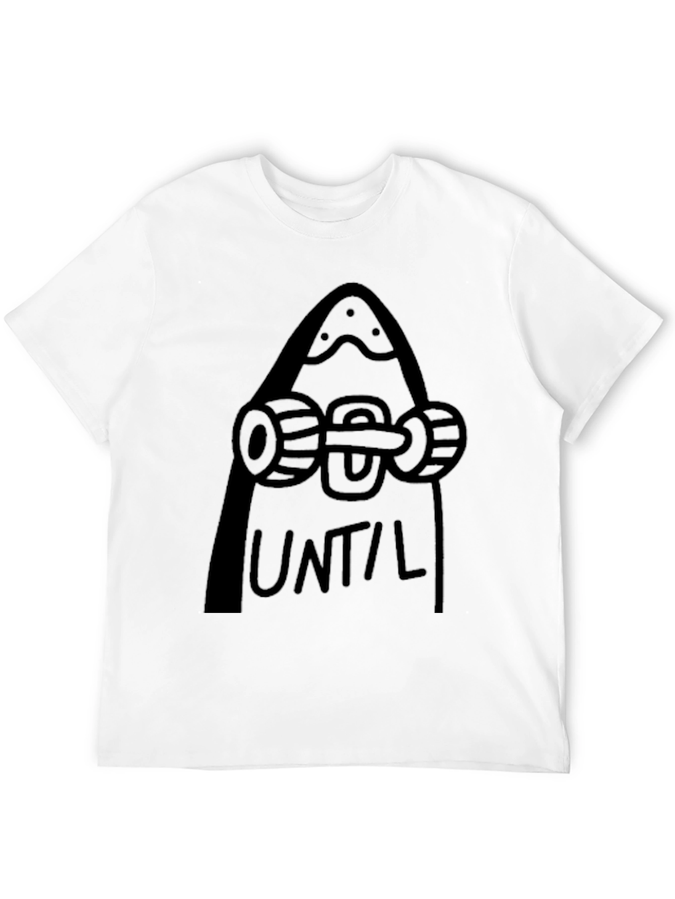 Skateboard Until Mountain Black Tee