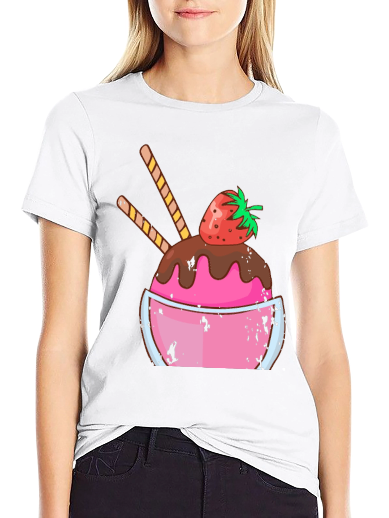 Strawberry Ice Cream T-Shirt