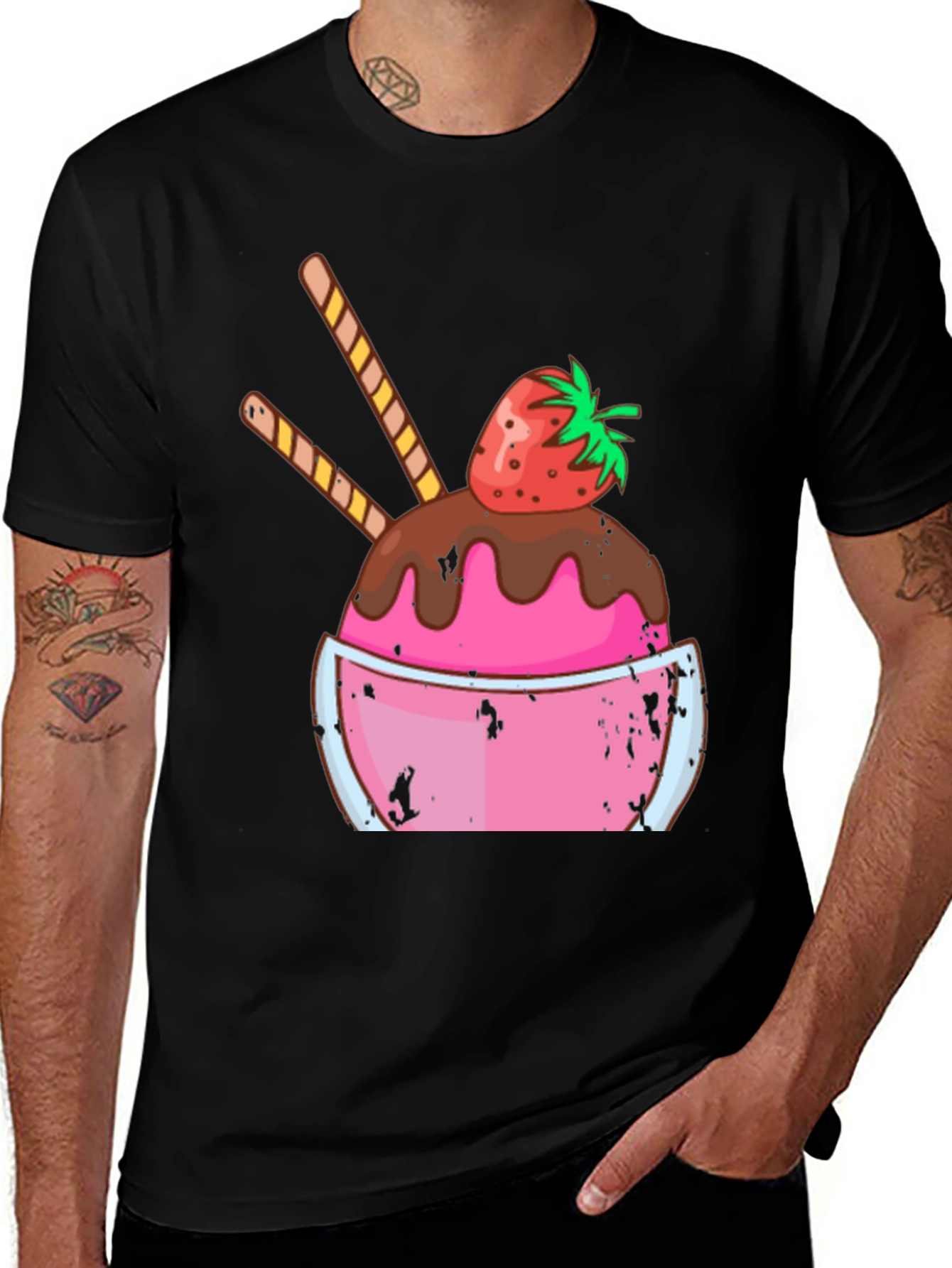Strawberry Ice Cream T-Shirt