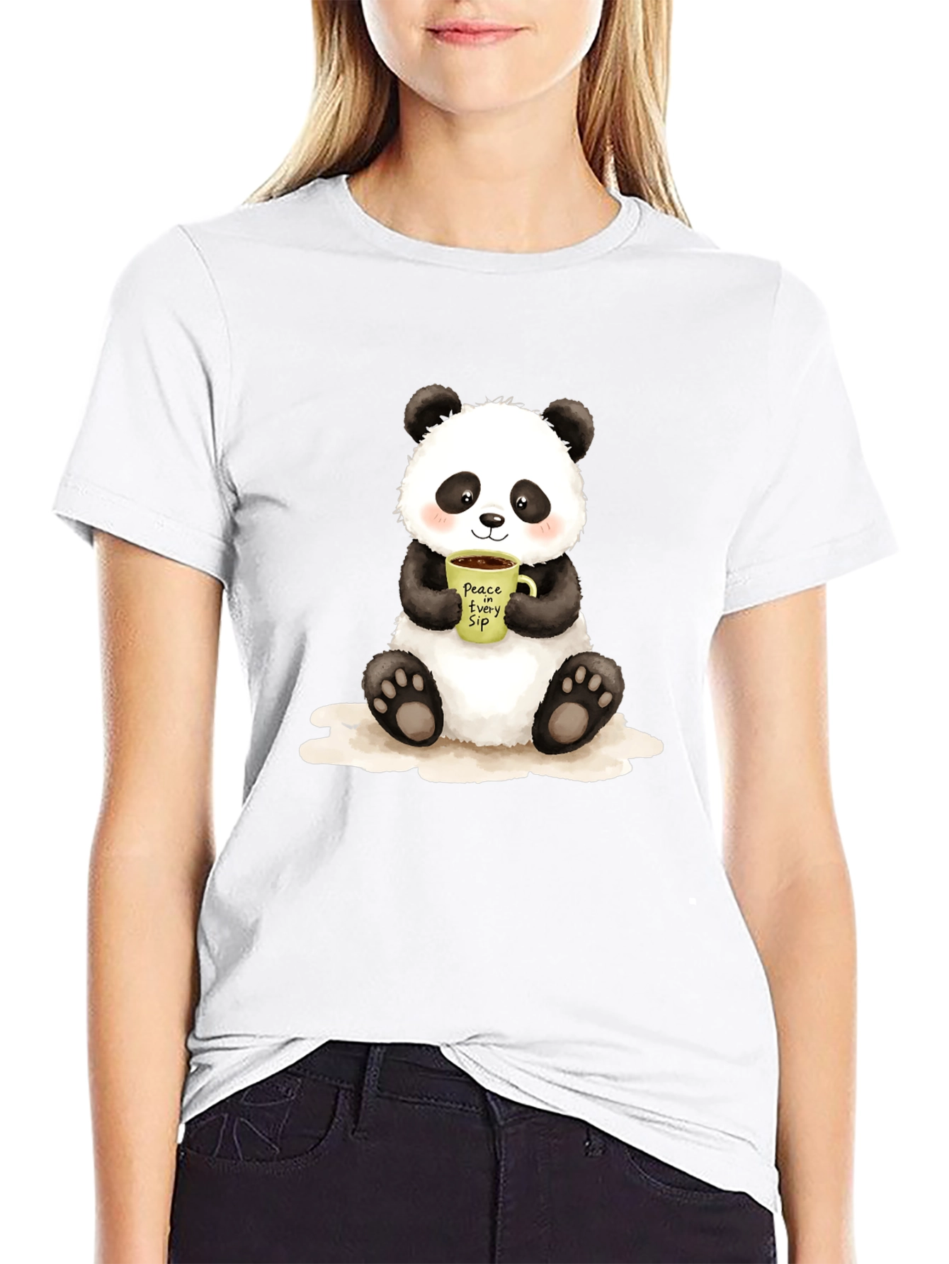 Panda Peace in Every Sip T-Shirt