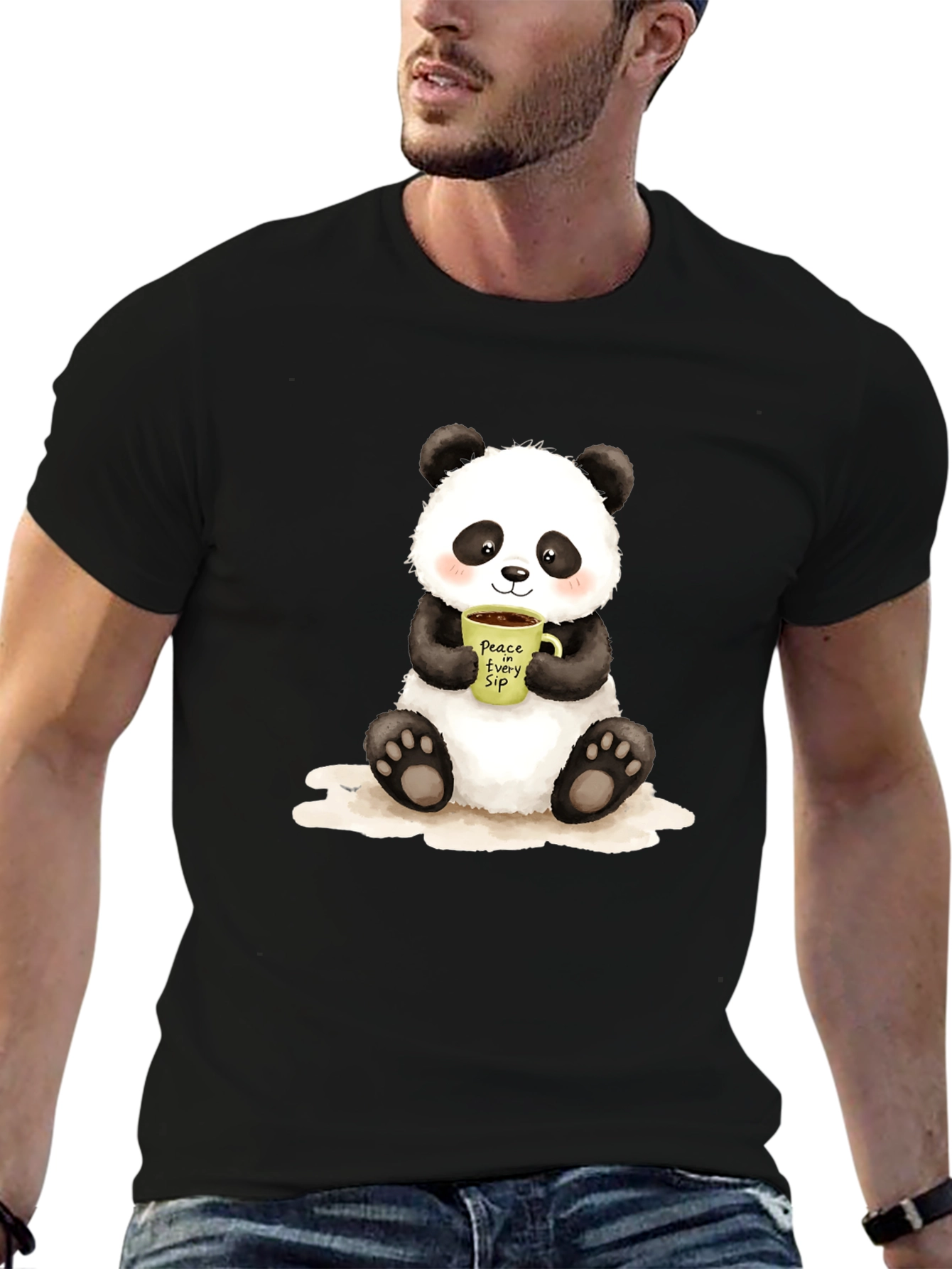 Panda Peace in Every Sip T-Shirt