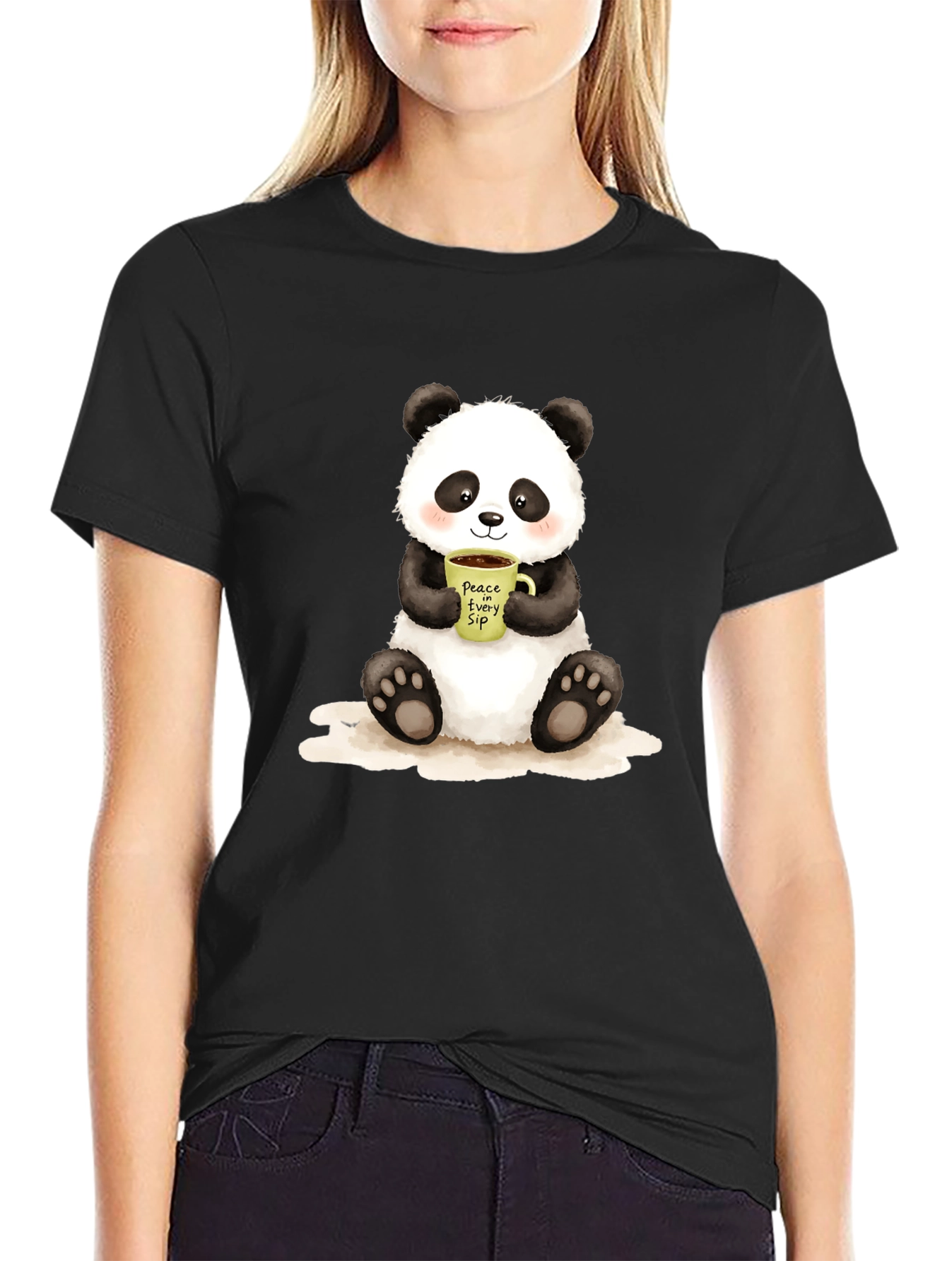 Panda Peace in Every Sip T-Shirt