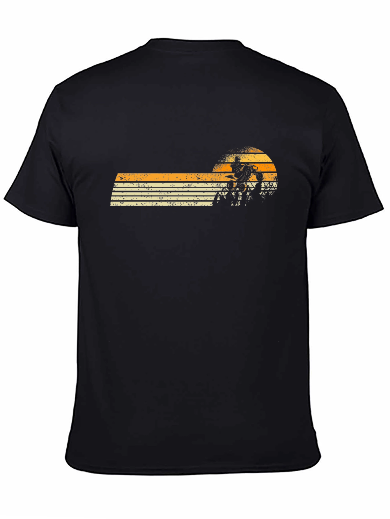 Retro Sunset Motocross T-Shirt