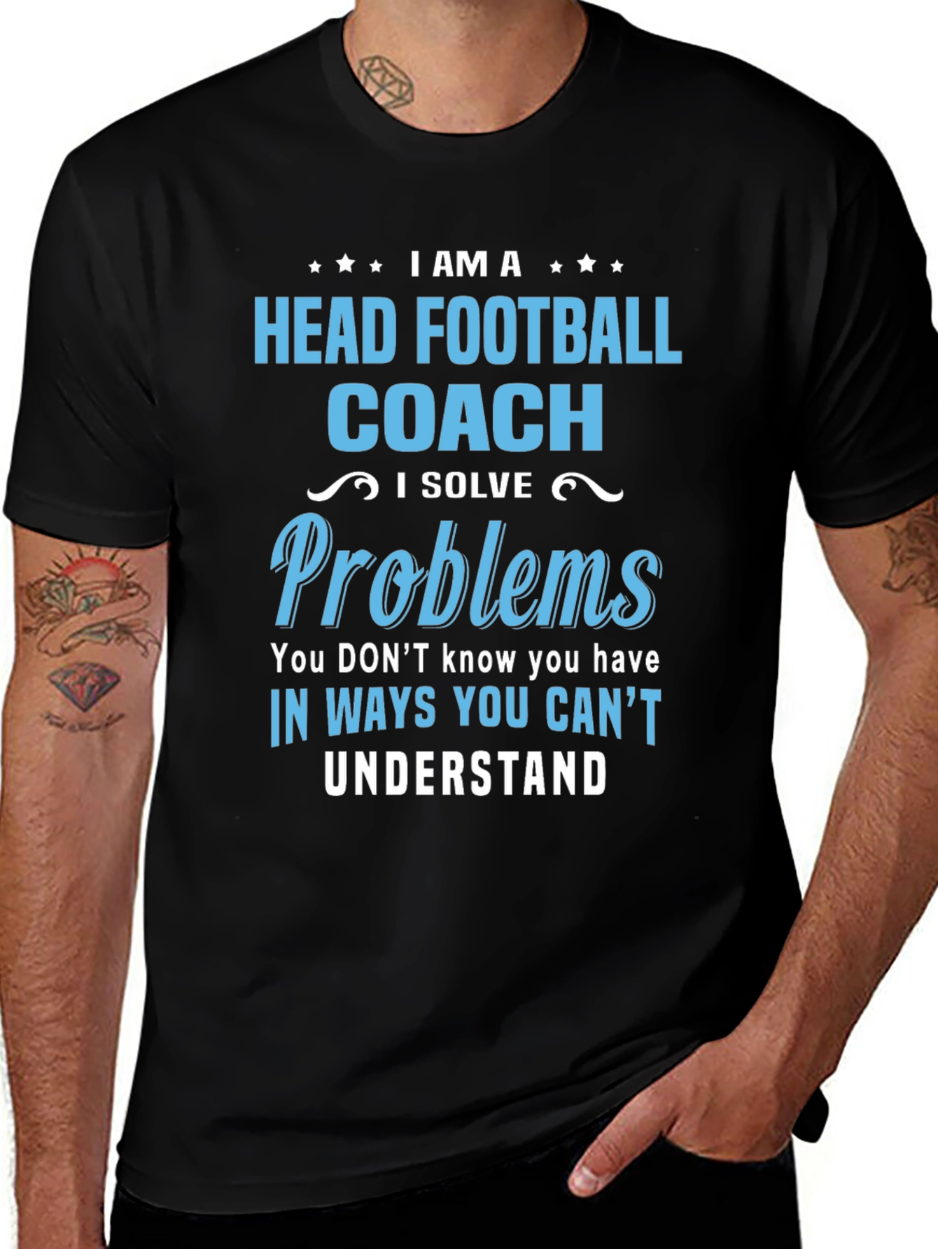 Head Football Coach Problem Solver T-Shirt