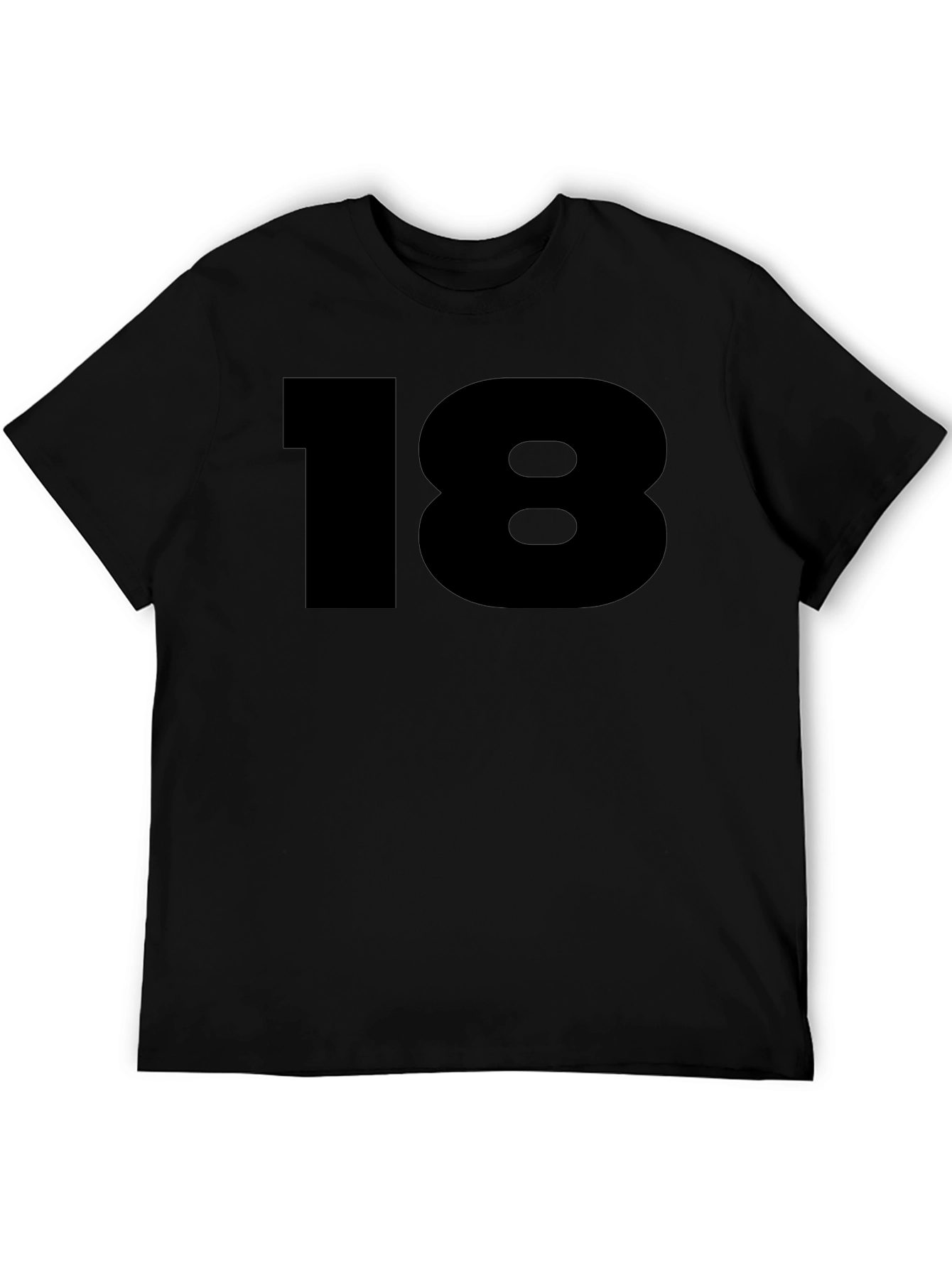 Bold 18 Graphic Tee - Classic Black T-Shirt