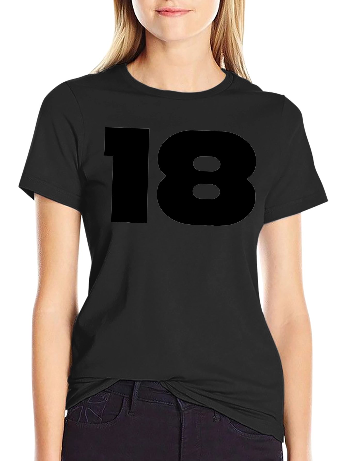 Bold 18 Graphic Tee - Classic Black T-Shirt