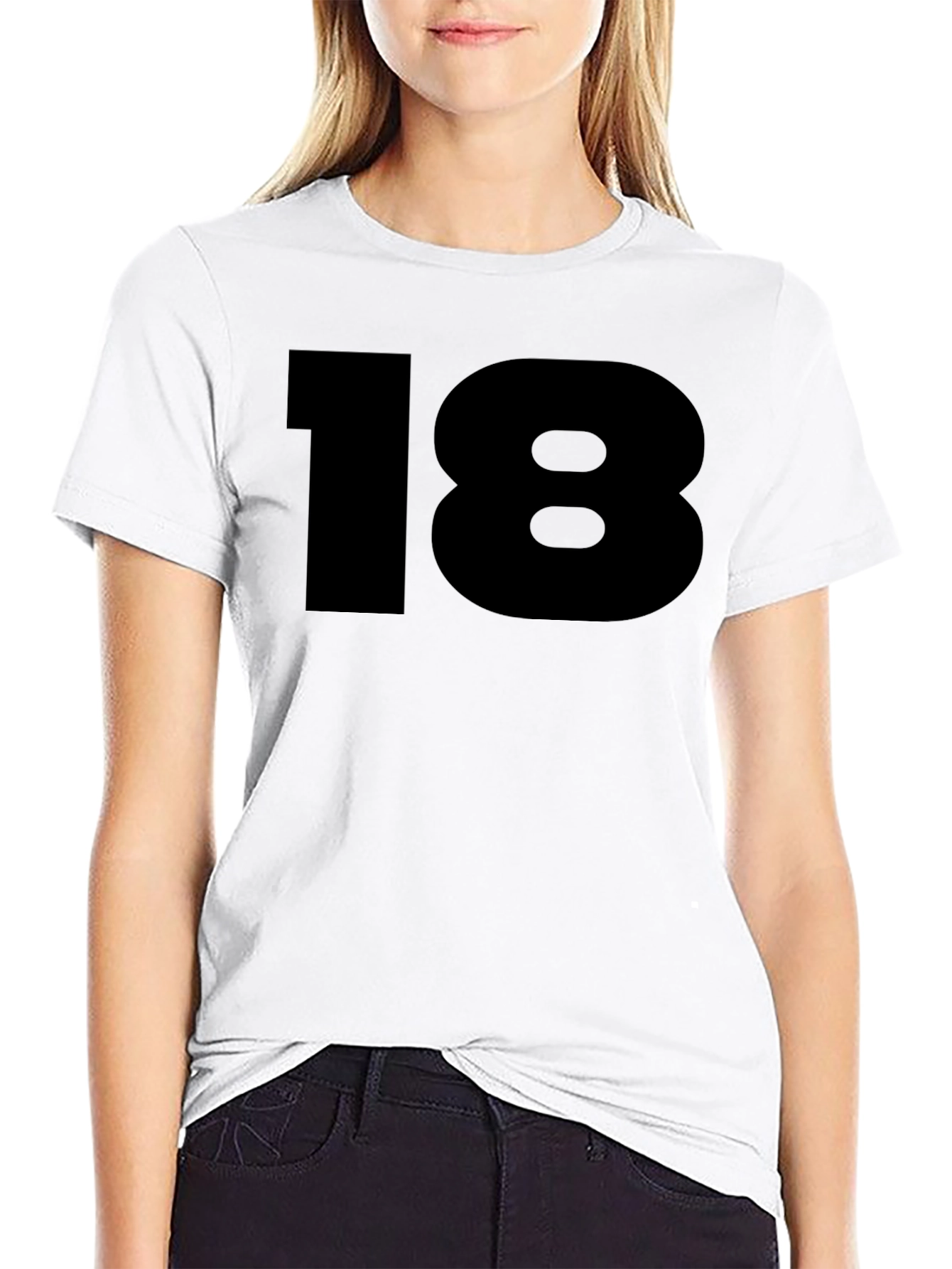Bold 18 Graphic Tee - Classic Black T-Shirt
