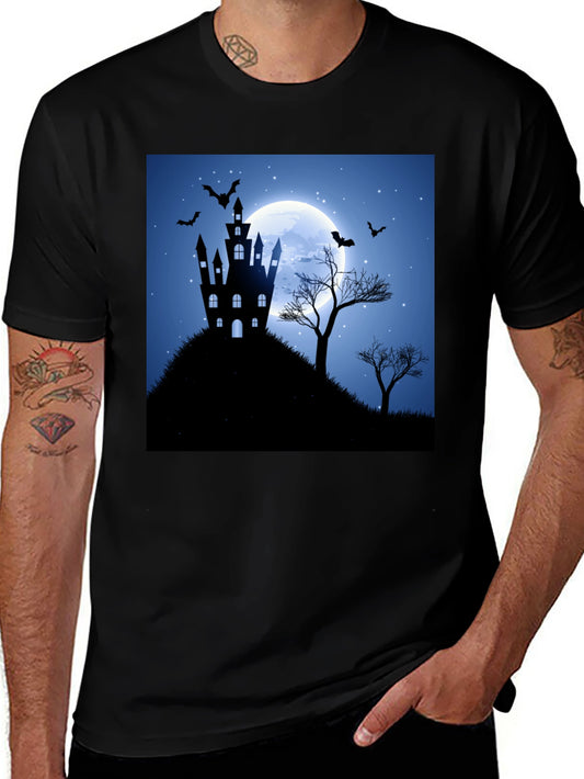 Spooky Halloween Castle T-Shirt