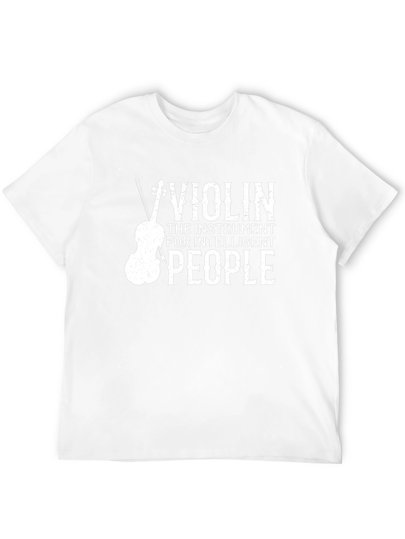 Violin Intelligent People Black T-Shirt
